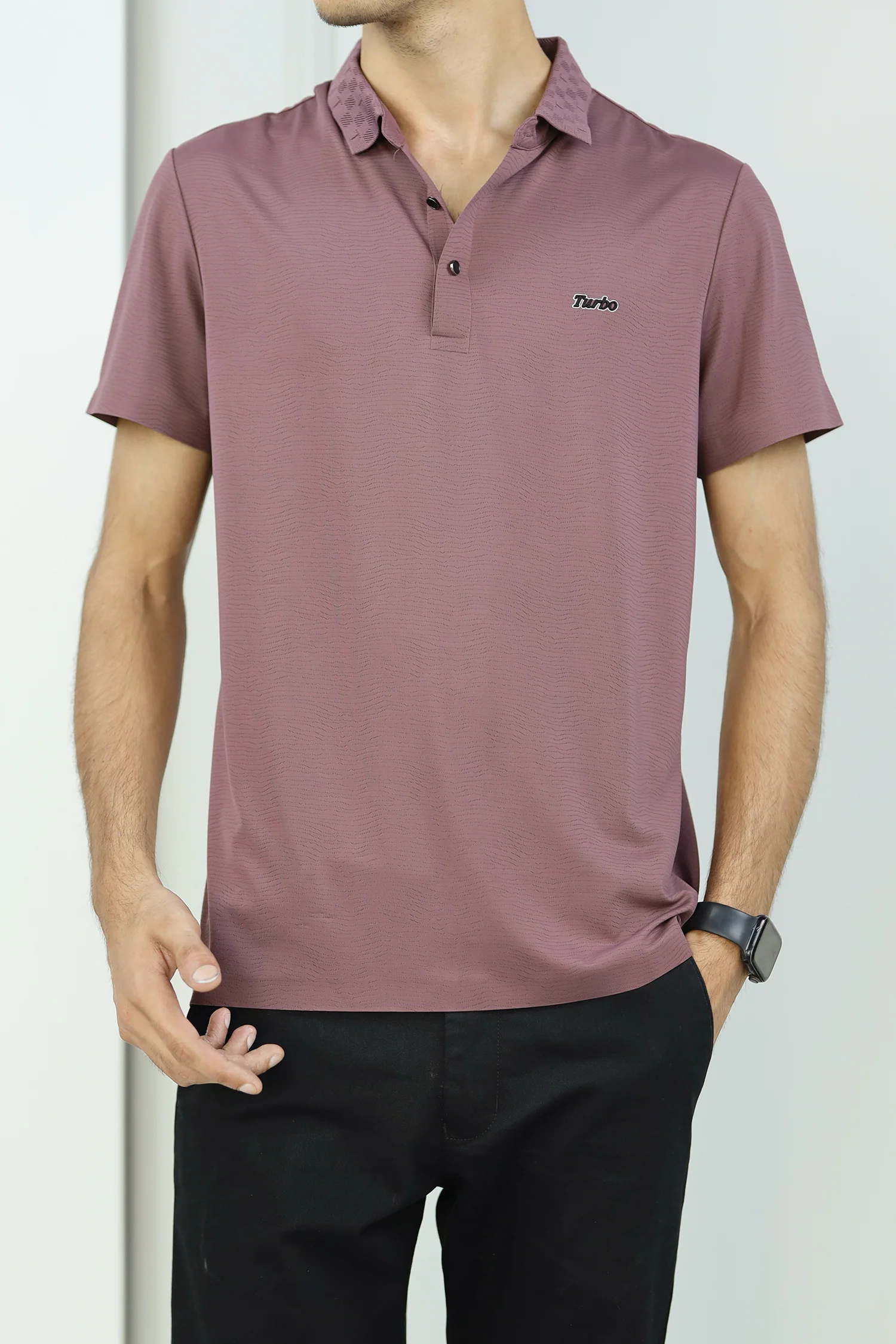 Turbo Luxury Breathable Stitchless Men's Polo Shirt - Image 23