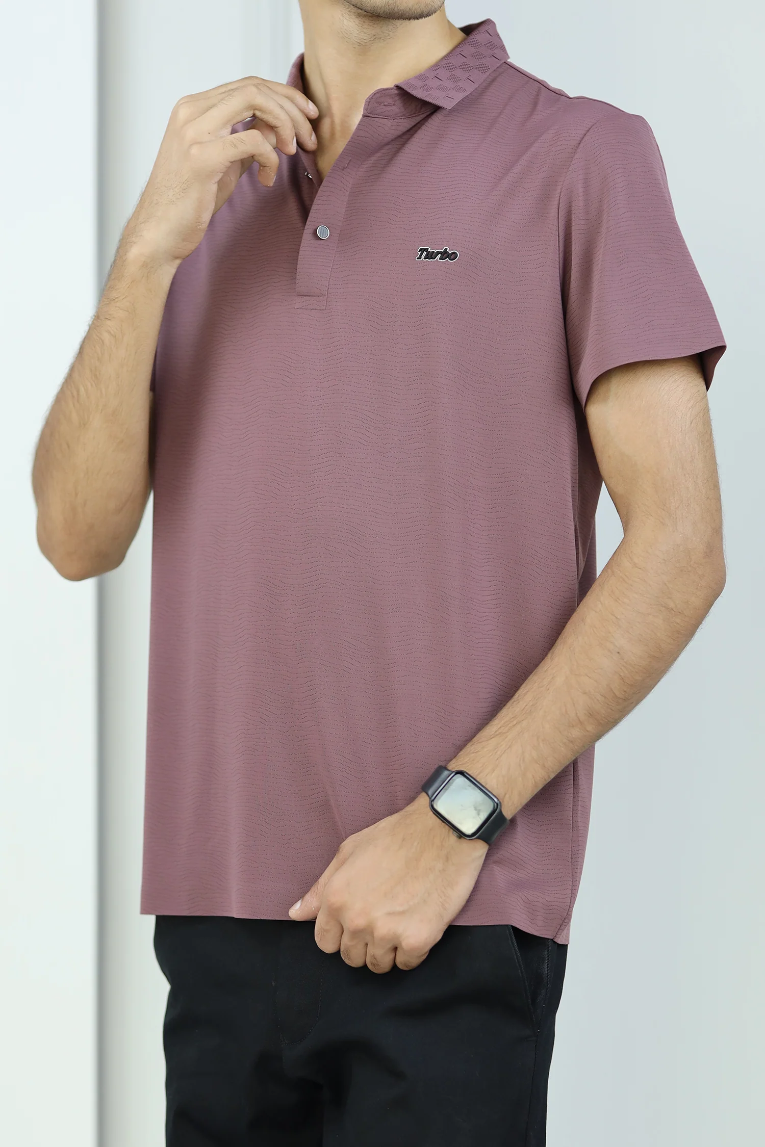 Turbo Luxury Breathable Stitchless Men's Polo Shirt - Image 25
