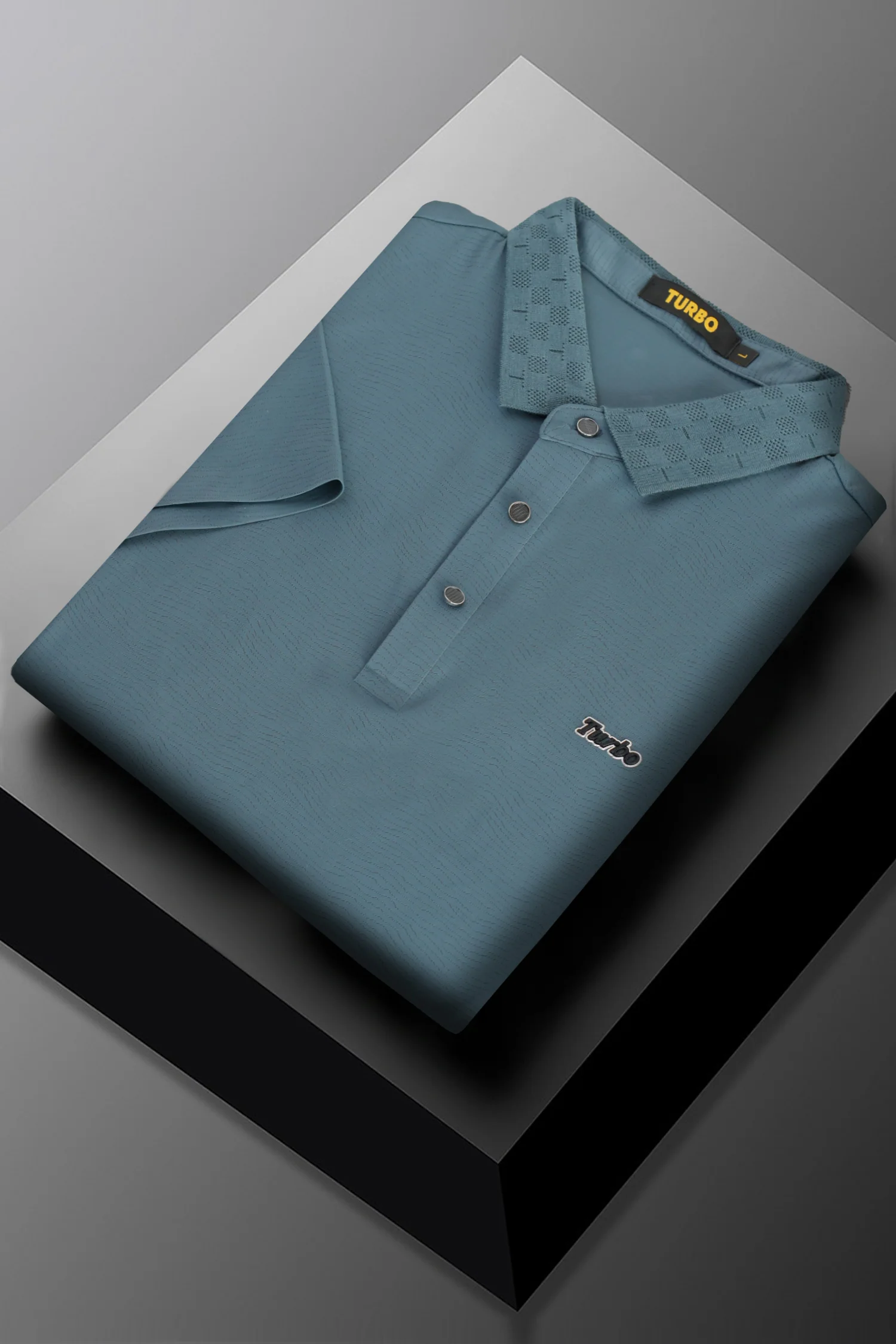 Turbo Luxury Breathable Stitchless Men's Polo Shirt - Image 5