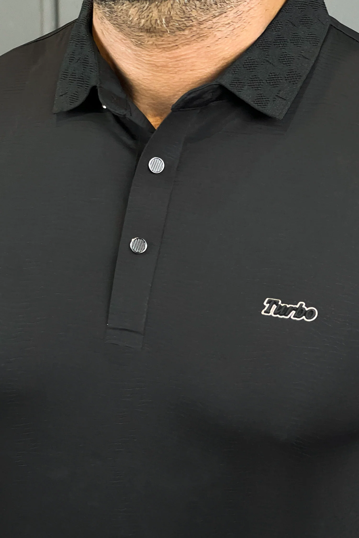 Turbo Luxury Breathable Stitchless Men's Polo Shirt - Image 7