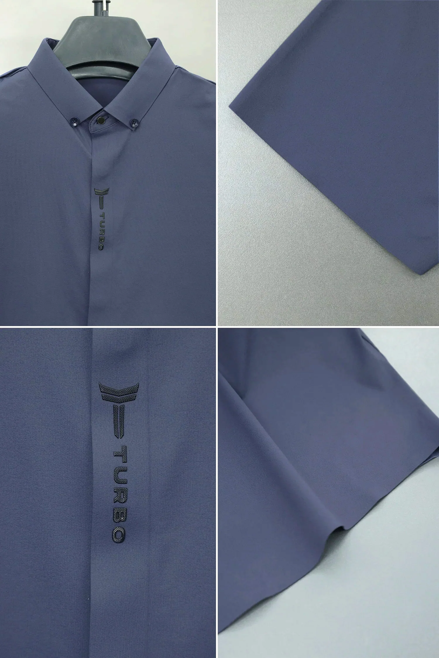 Turbo Men’s Elegant Casual Collar Shirt - Image 3