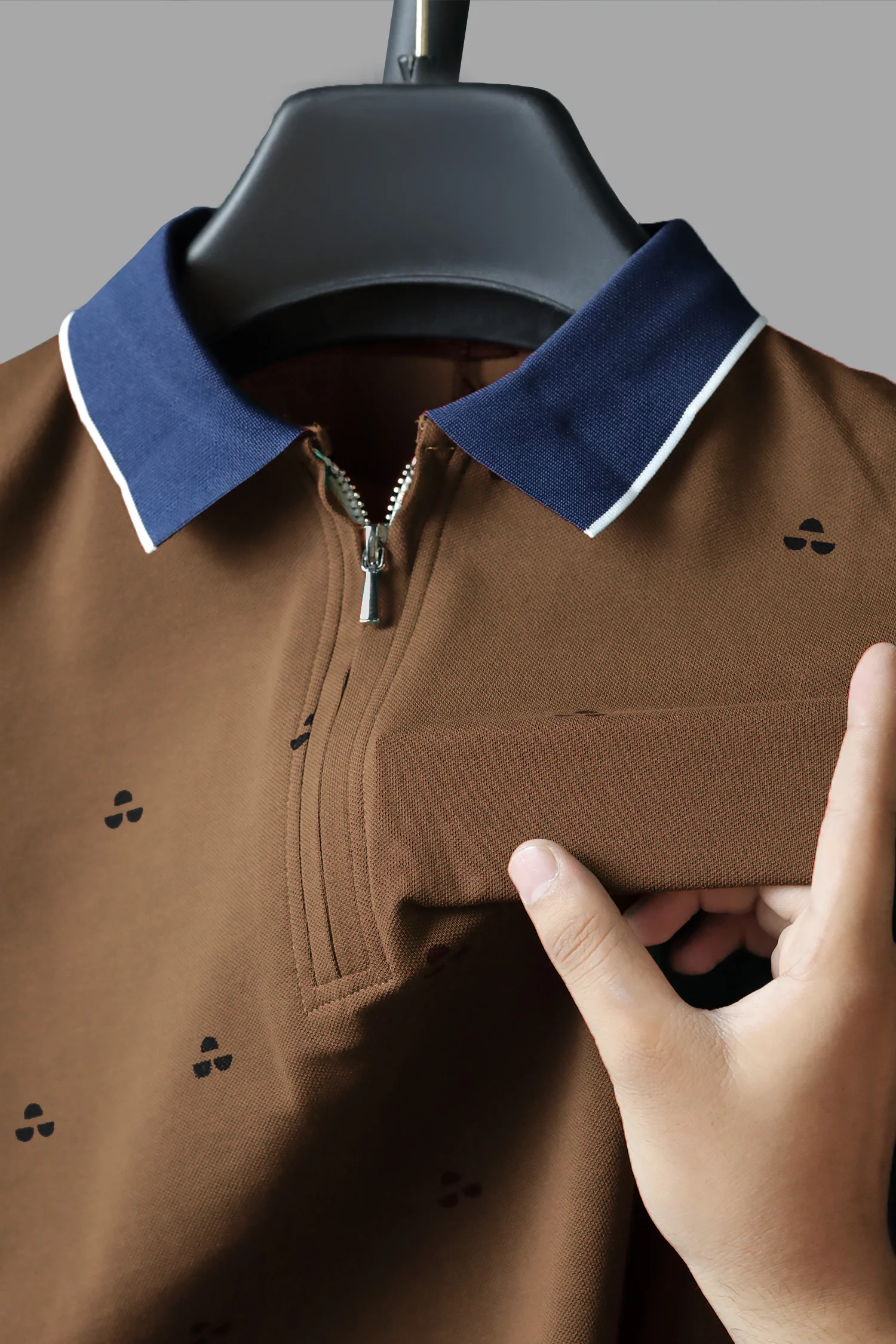 Turbo Mesmirizing Classic Men's Polo Shirt In Brown