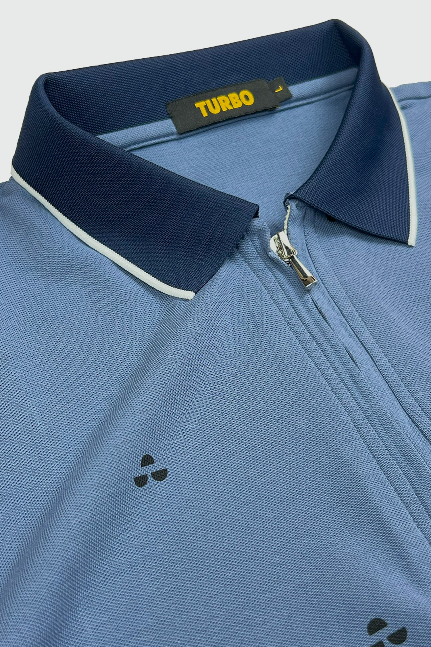 Turbo Mesmirizing Classic Men's Polo Shirt In Light Blue - Image 2