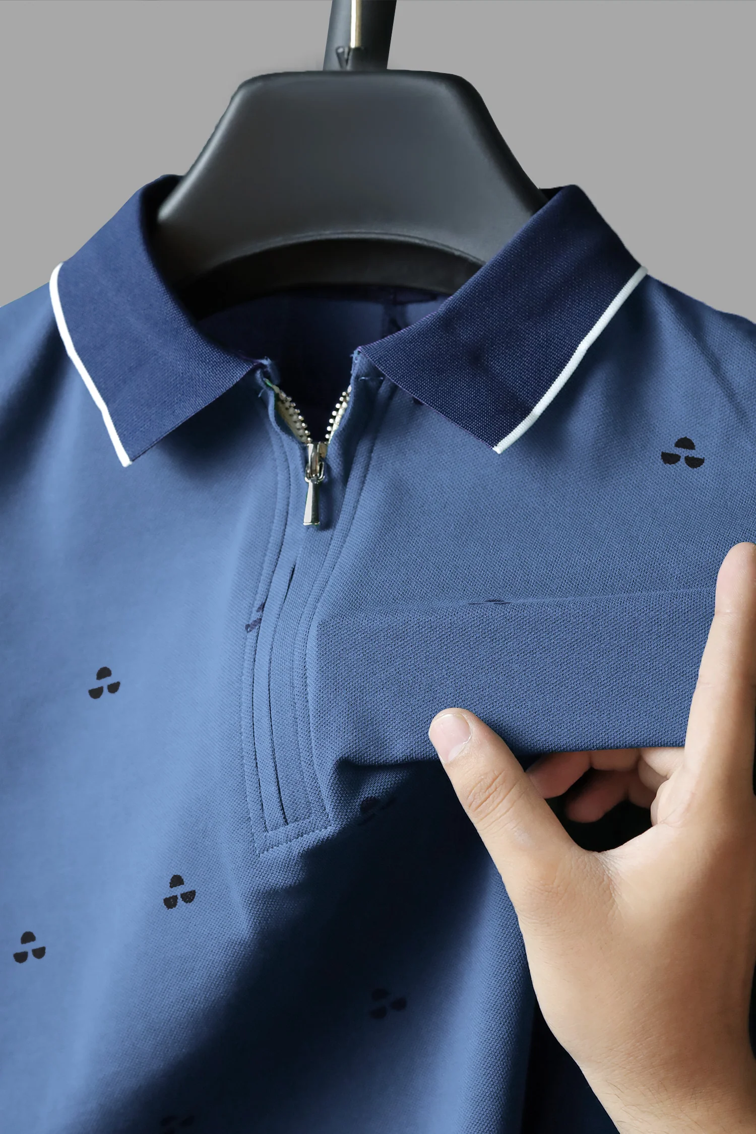 Turbo Mesmirizing Classic Men's Polo Shirt In Light Blue