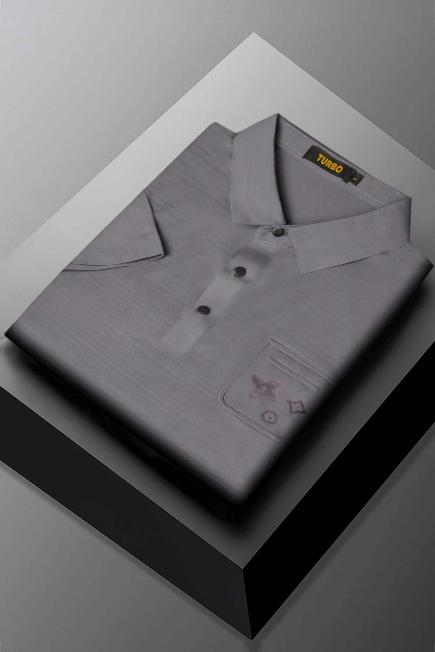 Turbo Midnight Self Lining Men's Polo Shirt - Image 5