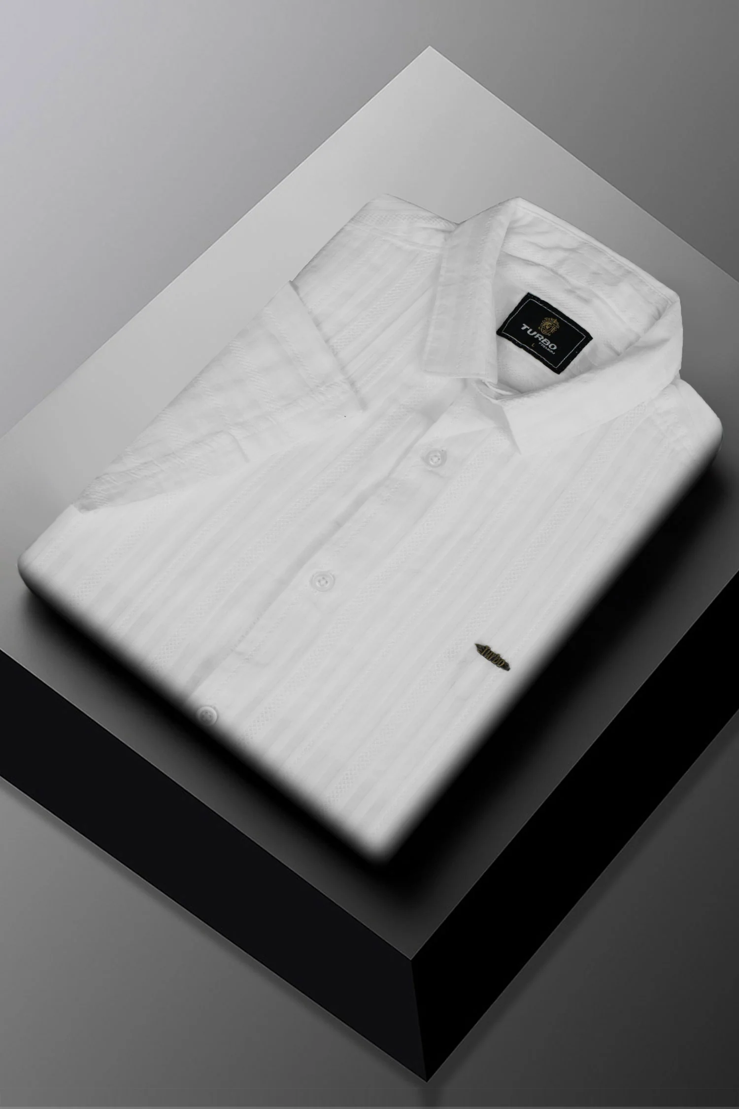 Turbo Minimalist Design Half Sleeve Casual Shirt - Image 12