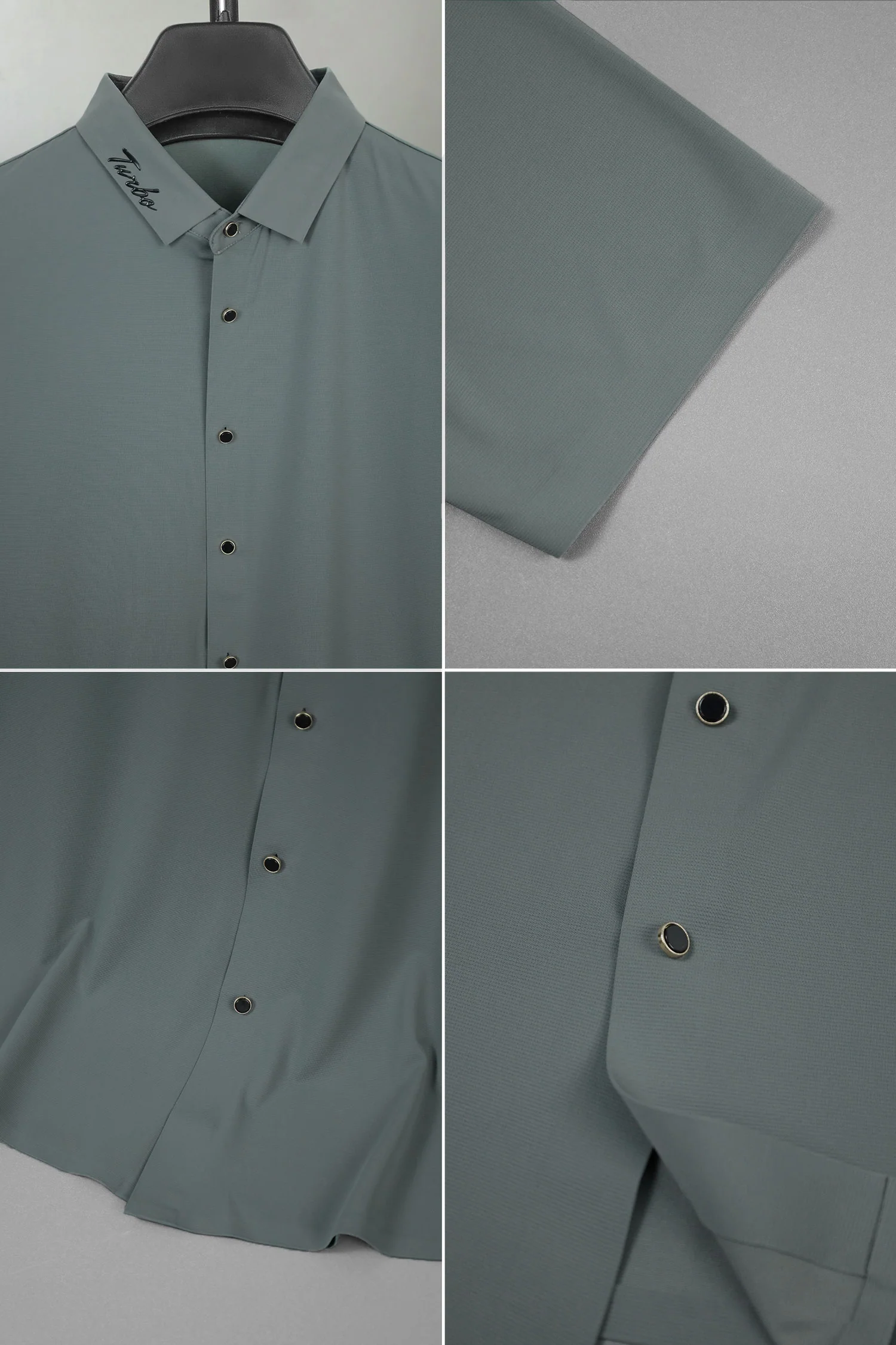 Turbo Modern Drape Casual Shirt - Image 6