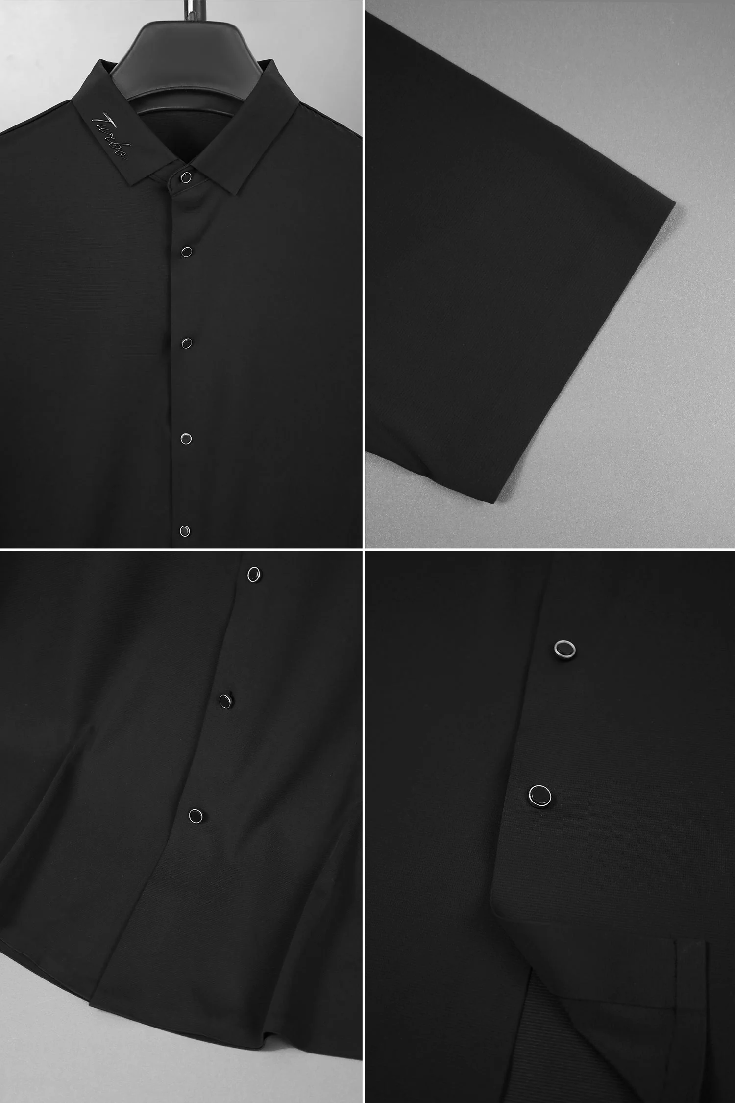Turbo Modern Drape Casual Shirt - Image 9