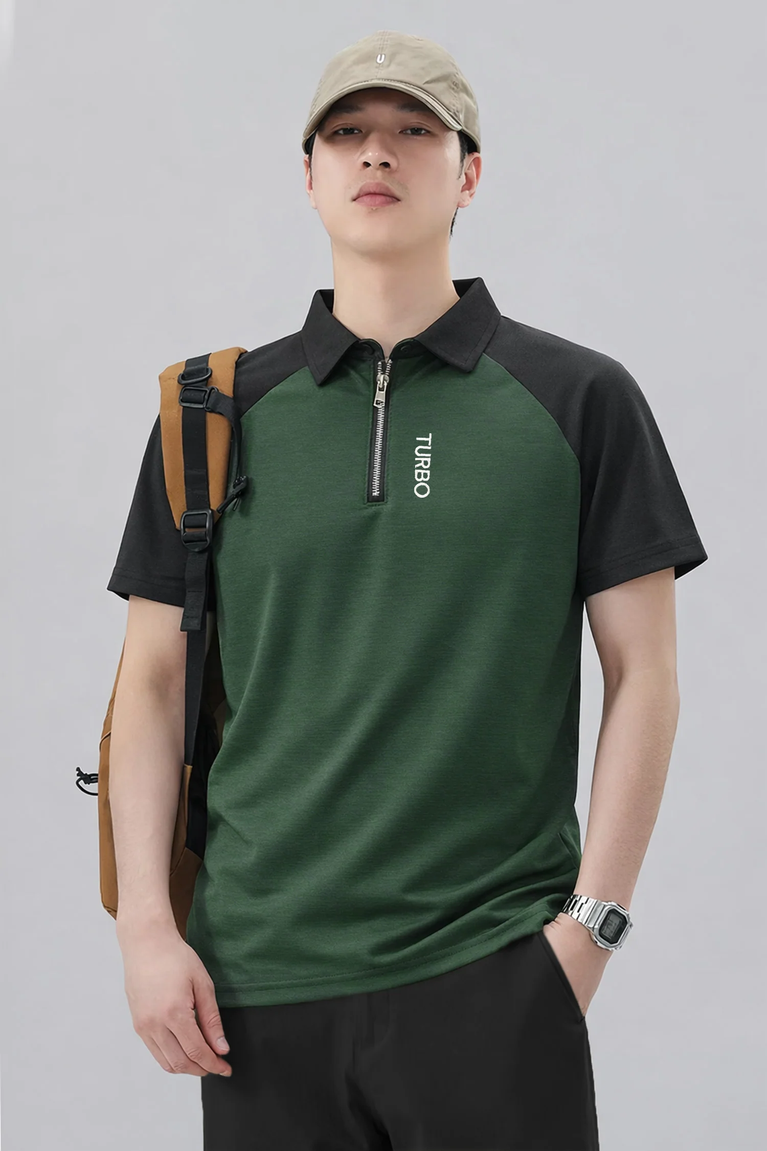Turbo Athletic Structure Men's Polo Shirt - Image 9
