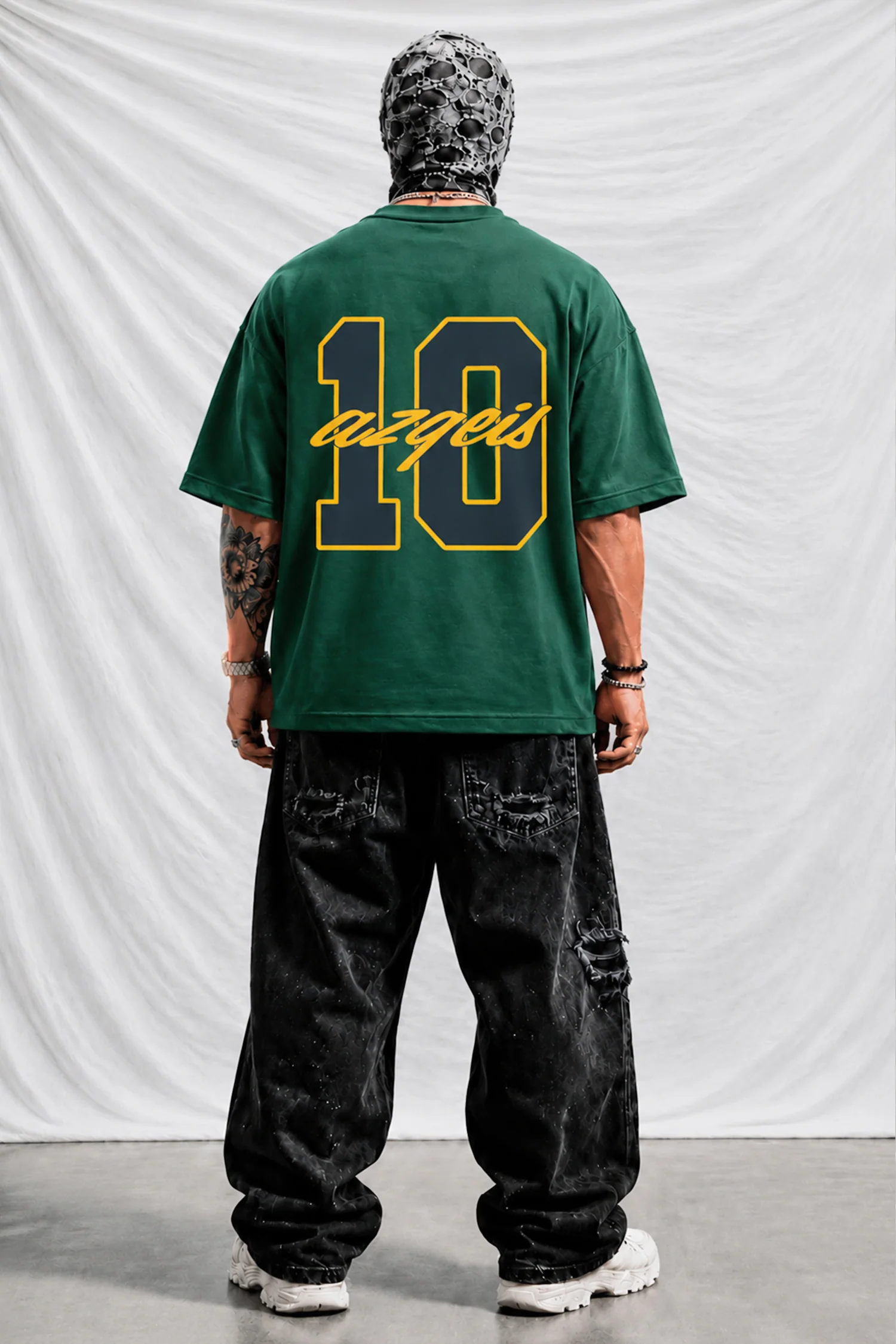 Turbo National Hip-Hop Oversize Men's Tee - Image 11
