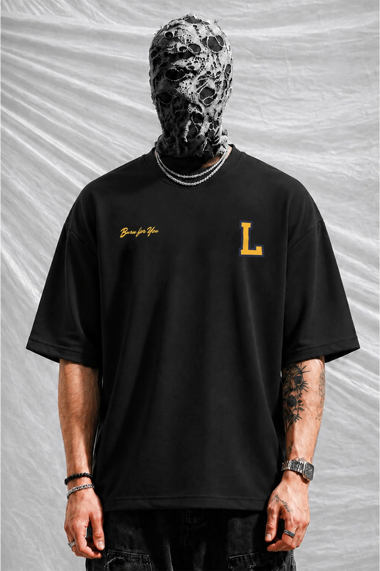 Turbo National Hip-Hop Oversize Men's Tee - Image 2