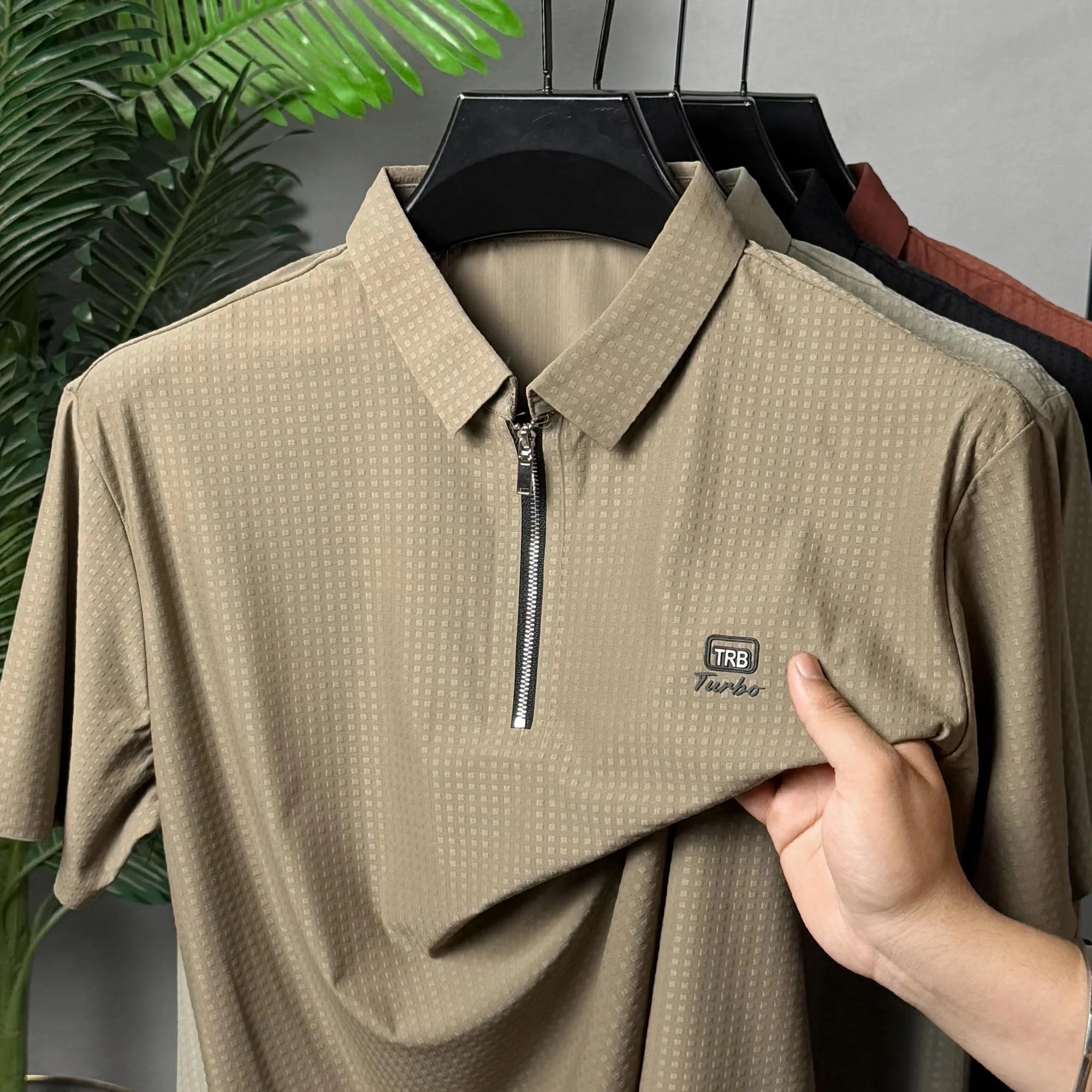 Turbo Needle Concept Imp Silk Polo T-Shirt - Image 4