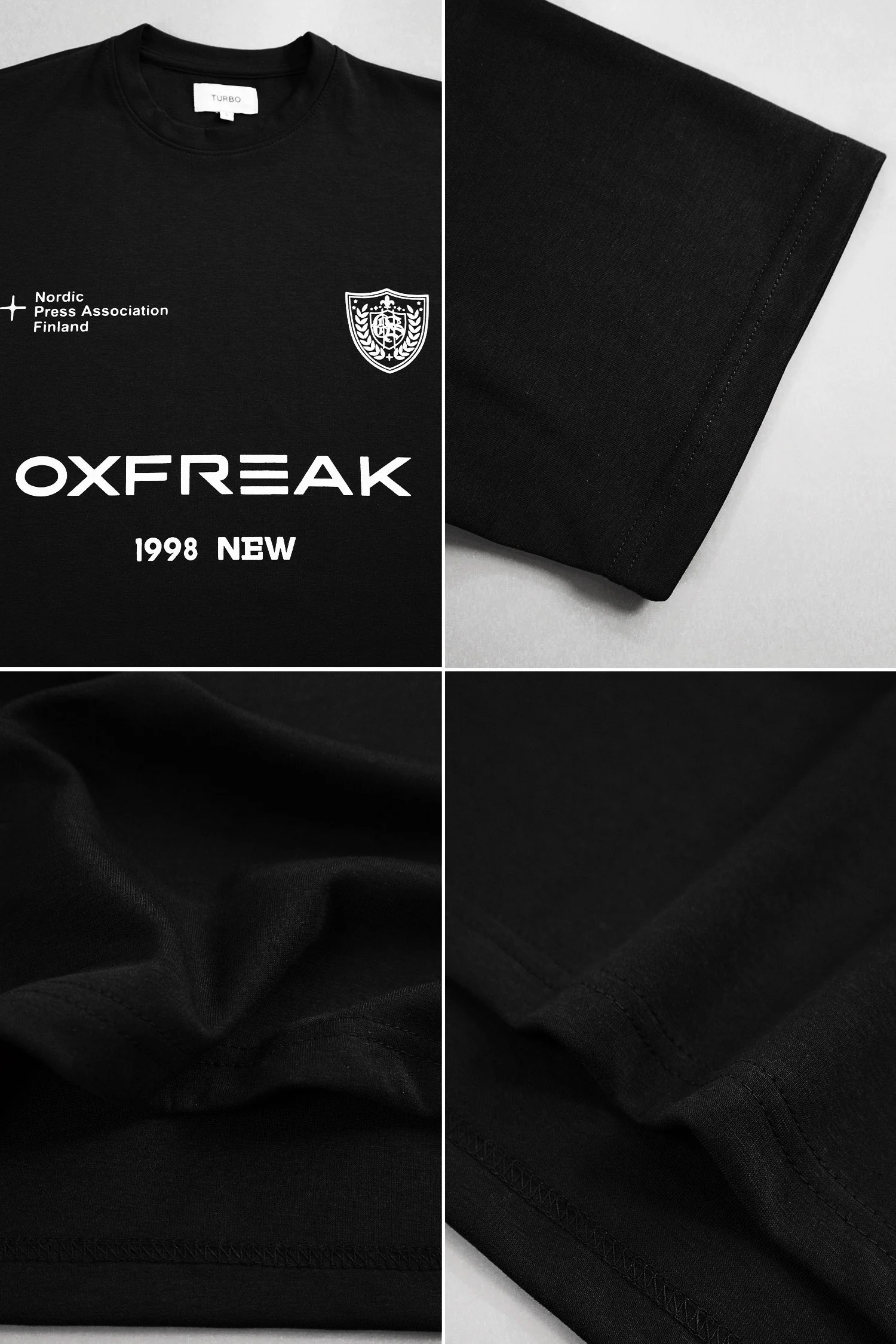 Turbo "Oxfreak Typographic" Oversize Tee - Image 4