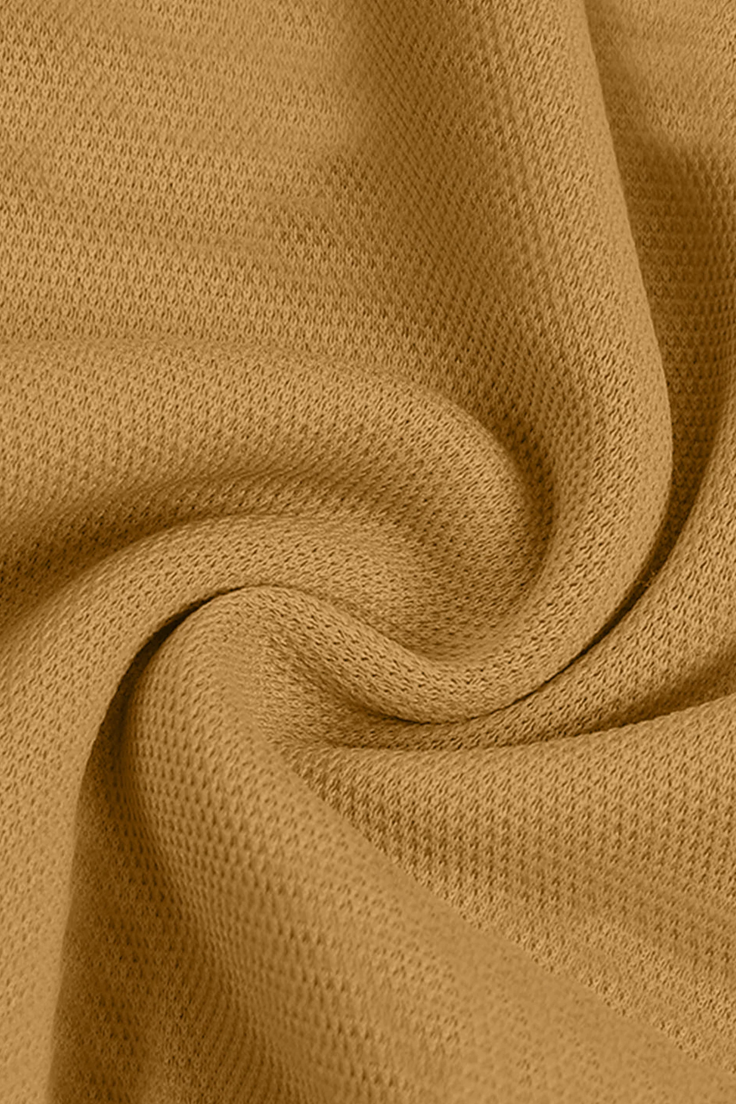 Turbo Pique Textured Double Plate SlimFit Trouser In Camel - Image 3