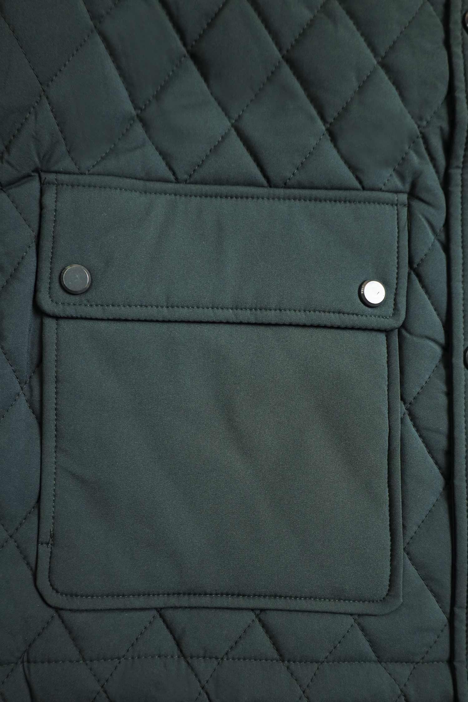 Turbo Placket Pockets Quilted Puffer Jacket - Image 9
