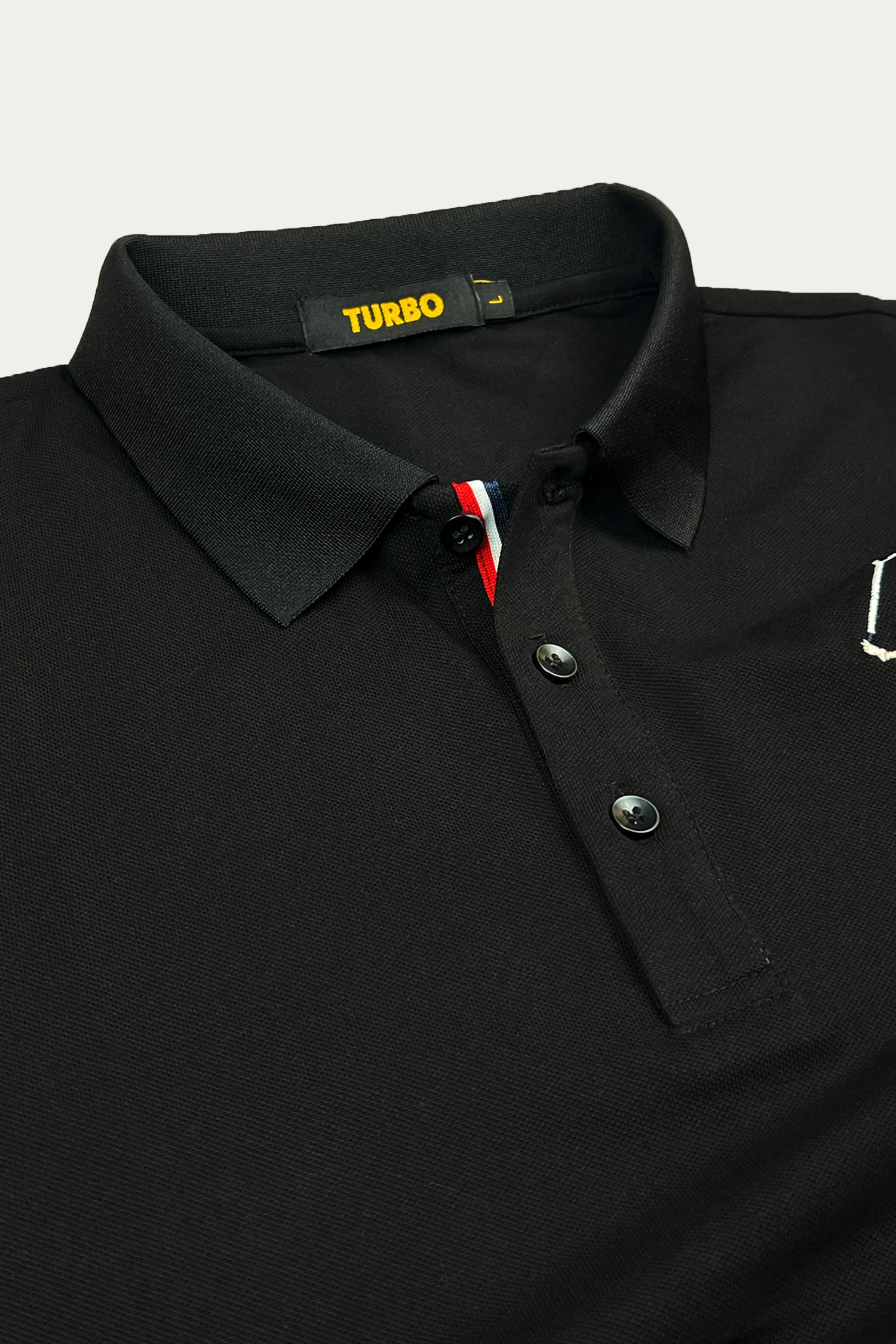 Turbo Polo Club Horse Pony Badge Men's Polo Shirt - Image 2
