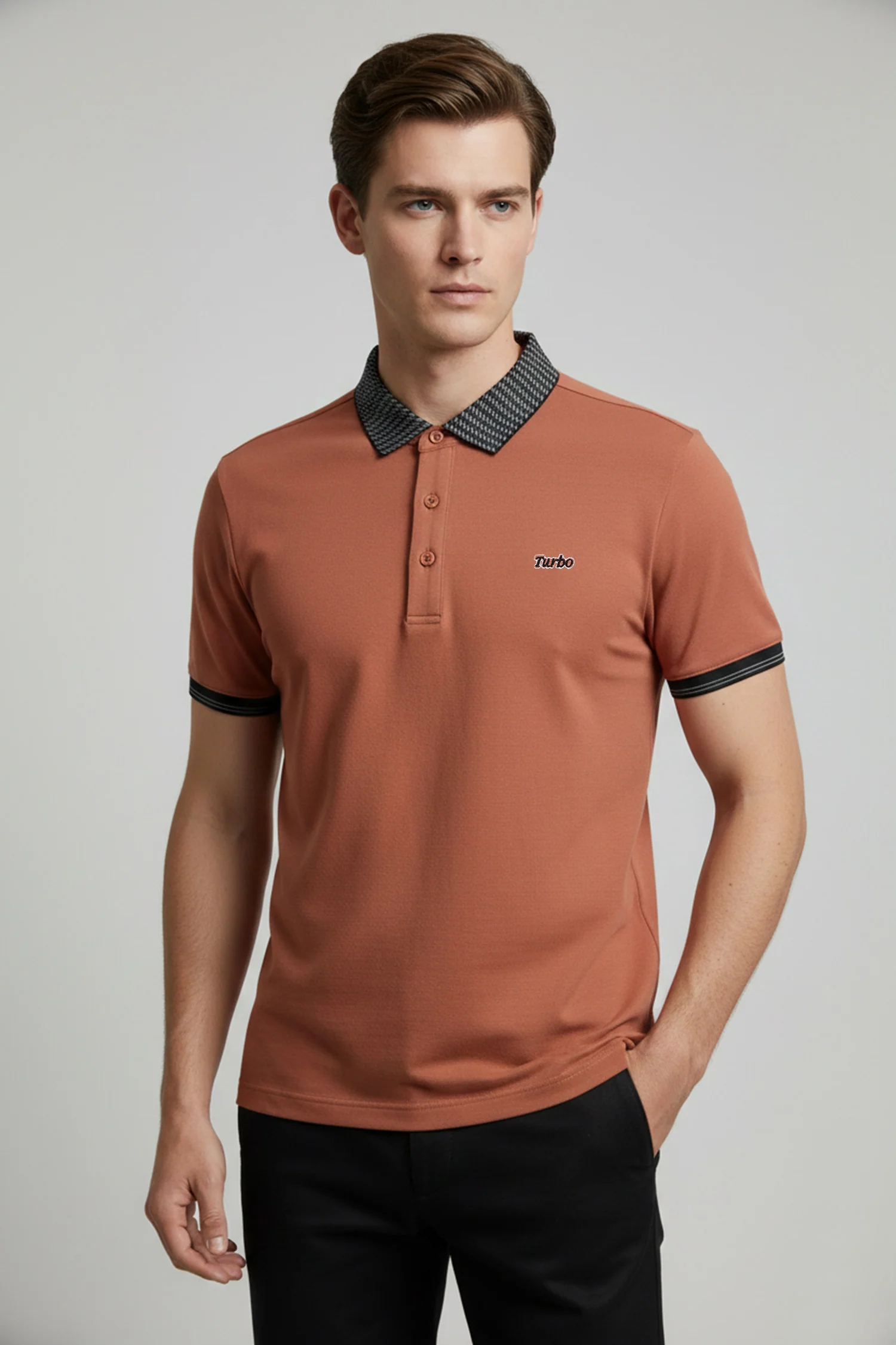Turbo Polo Concept Men's Polo Shirt - Image 4