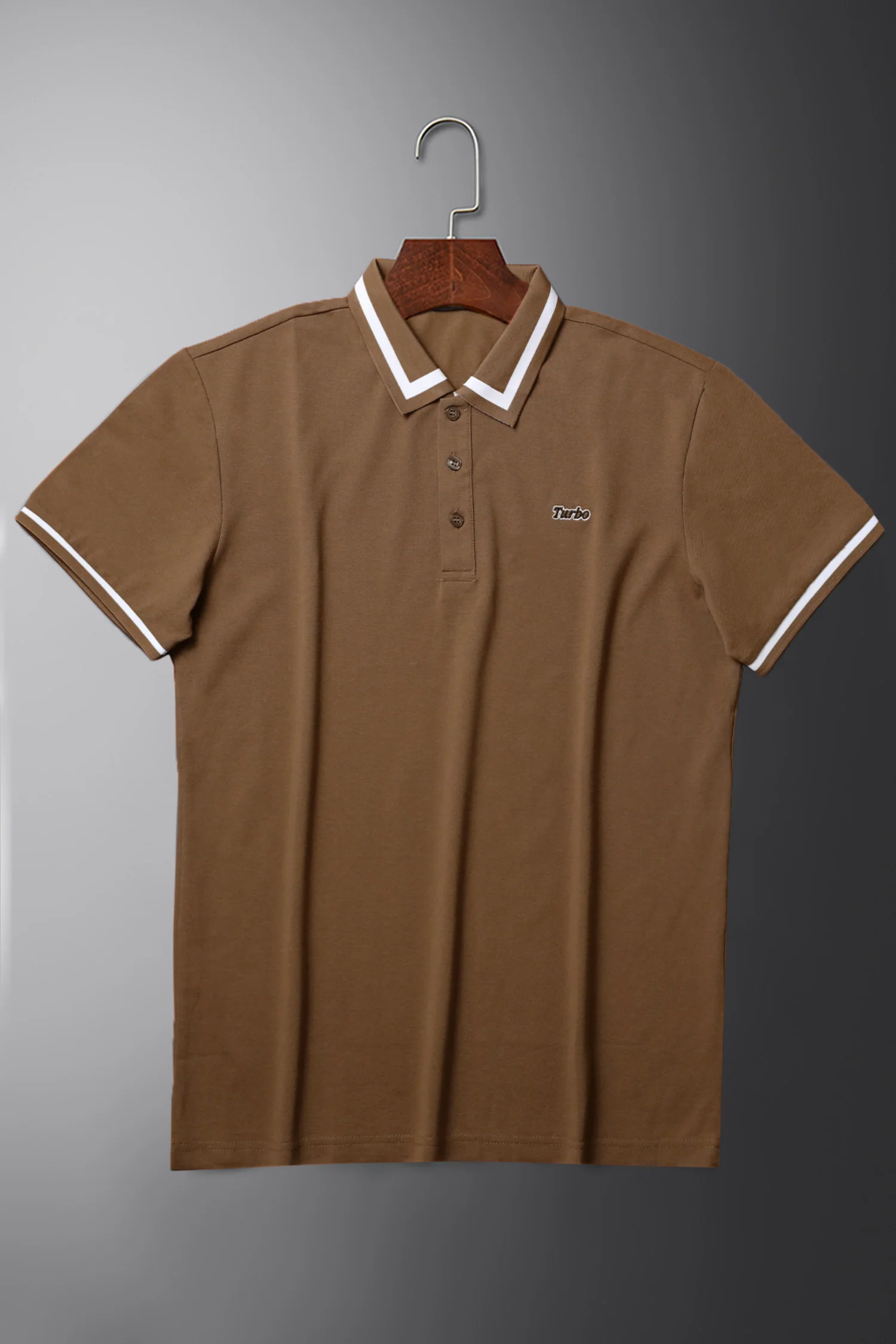 Turbo Polo Pro Grade Tipped Men's Polo Shirt - Image 6