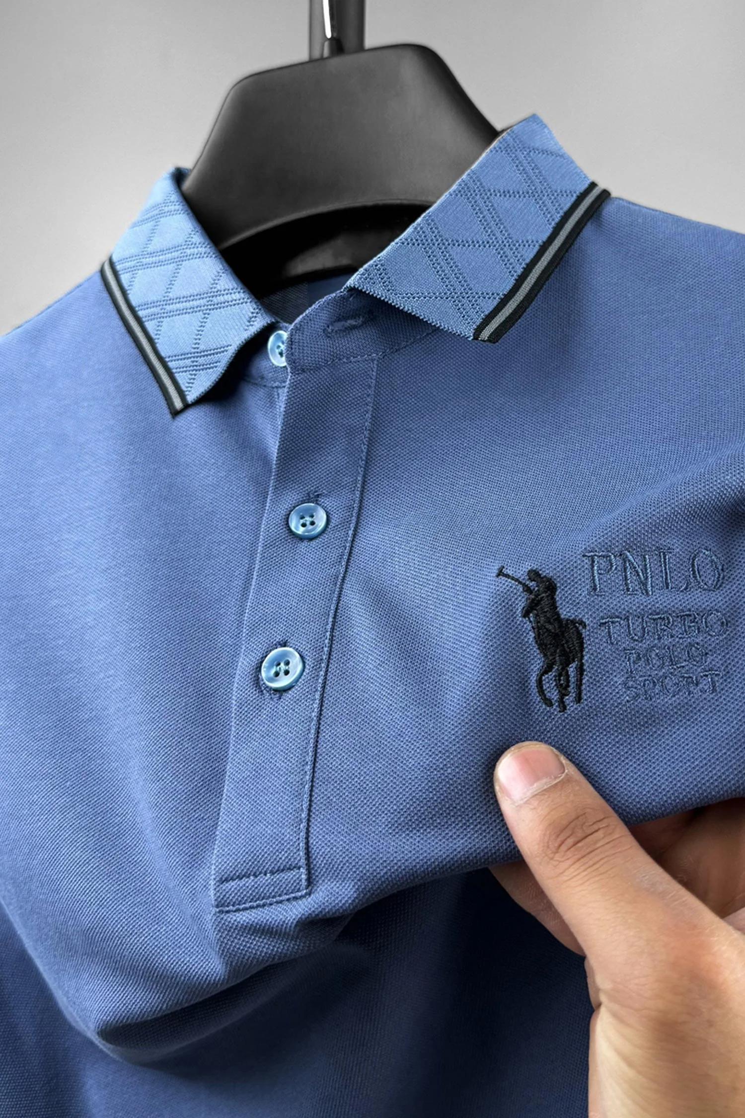 Turbo Polo Sport Super Men's Polo Shirt - Image 8