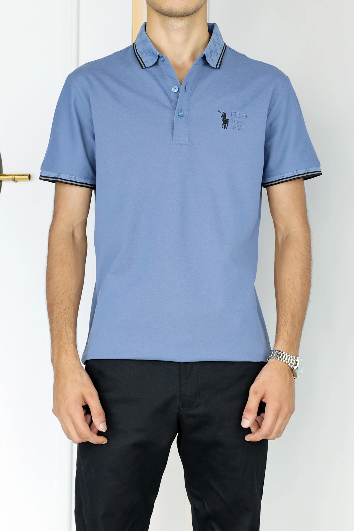 Turbo Polo Sport Super Men's Polo Shirt - Image 3