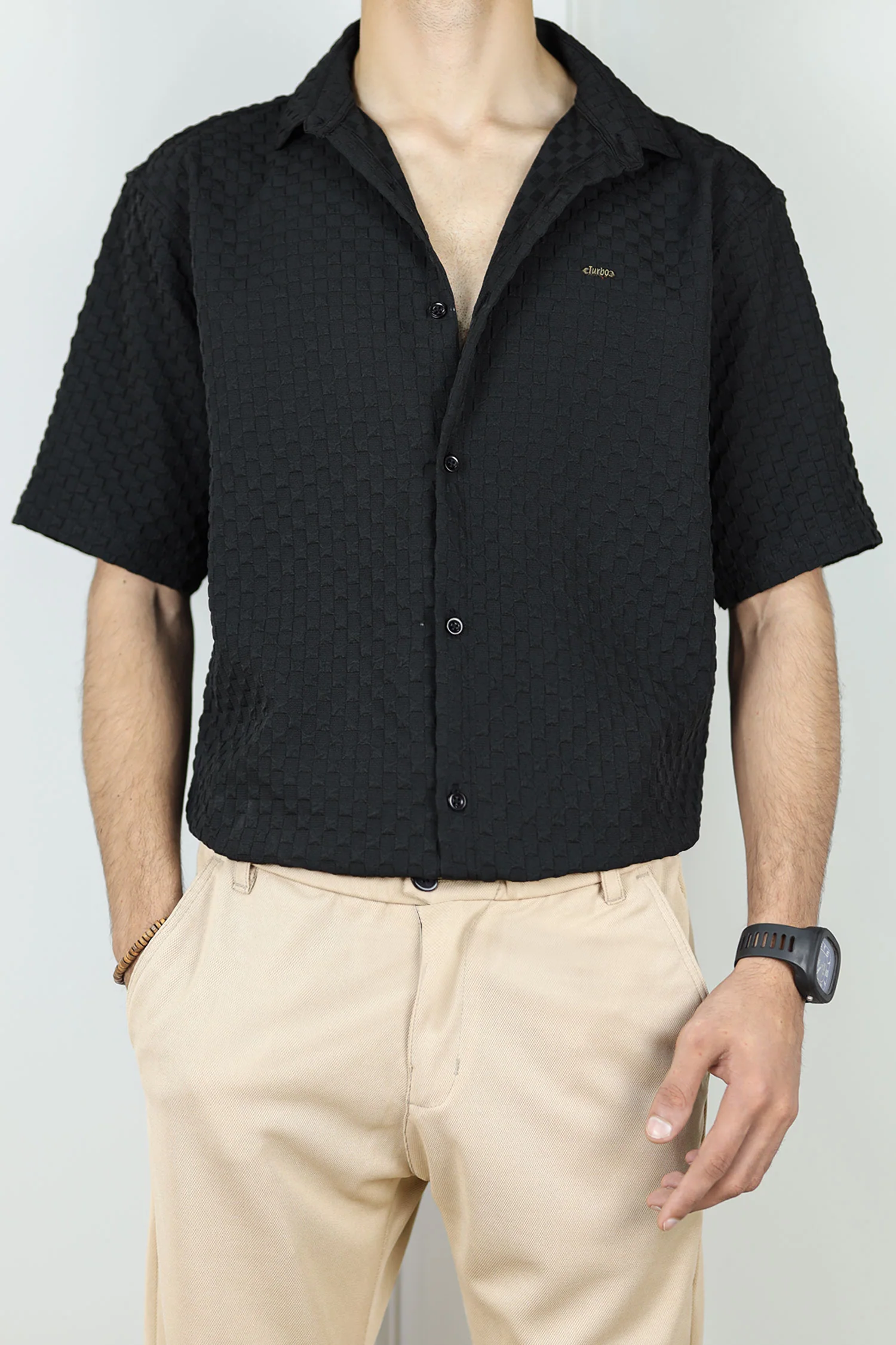 Turbo Popcorn Cuba Waffle Casual Shirt - Image 12