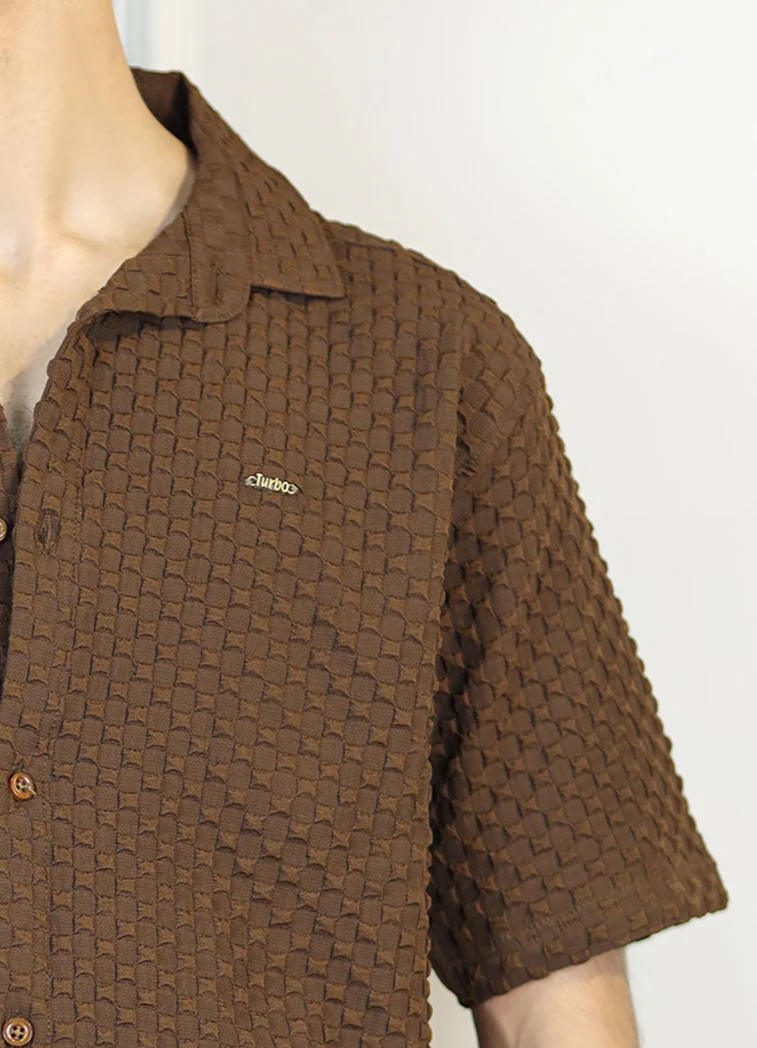 Turbo Popcorn Cuba Waffle Casual Shirt - Image 13