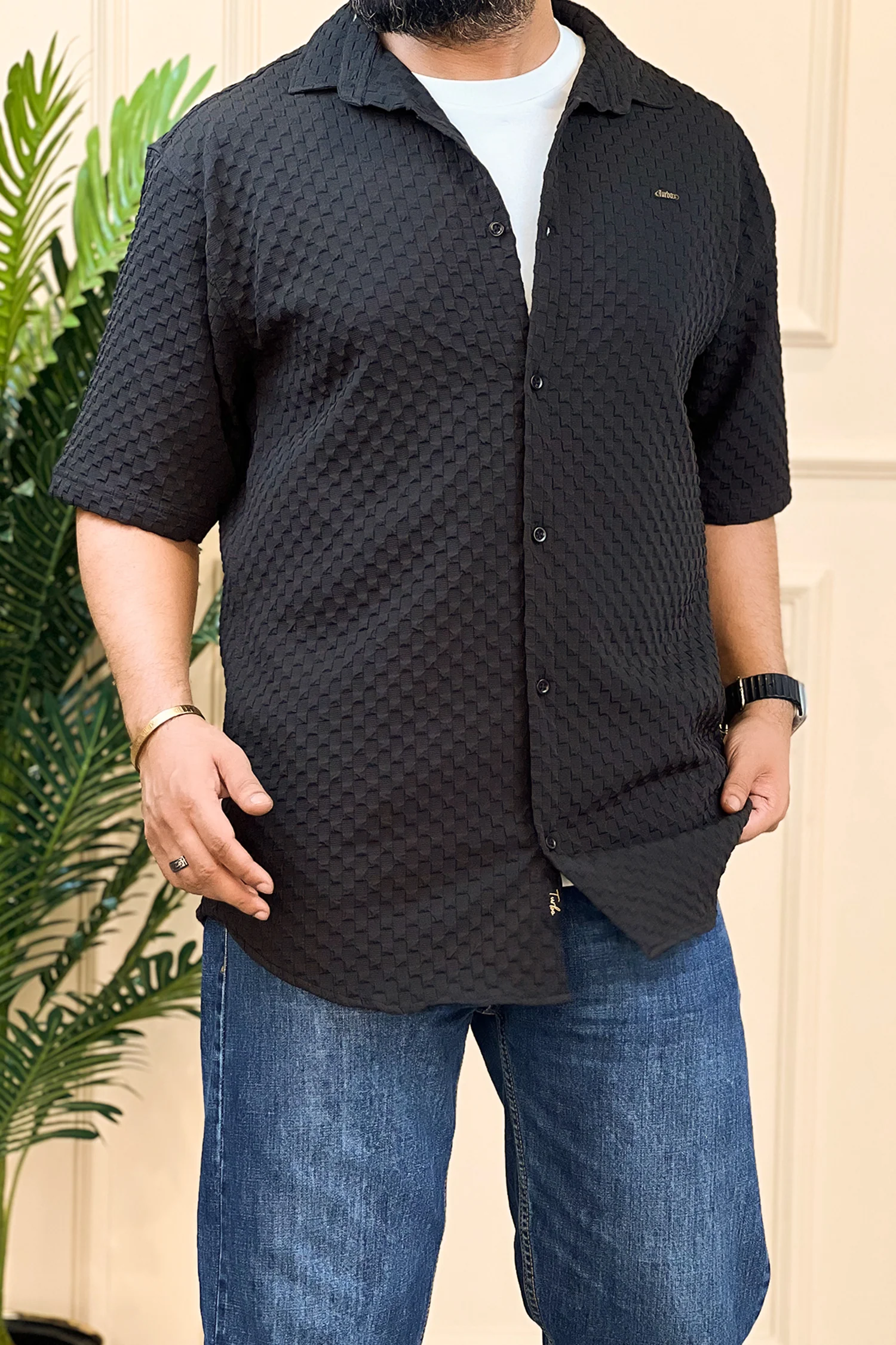 Turbo Popcorn Cuba Waffle Casual Shirt - Image 11