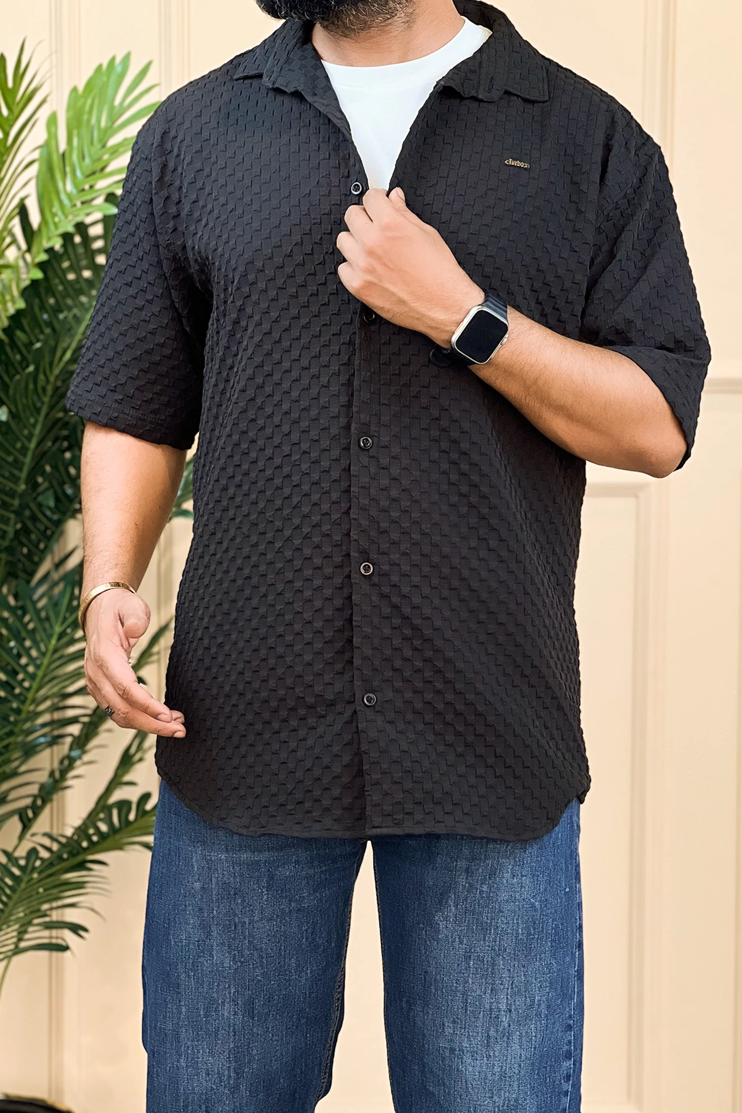 Turbo Popcorn Cuba Waffle Casual Shirt - Image 13