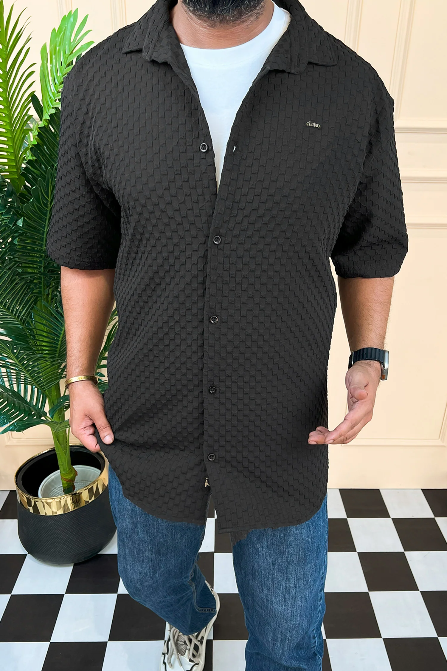 Turbo Popcorn Cuba Waffle Casual Shirt - Image 16