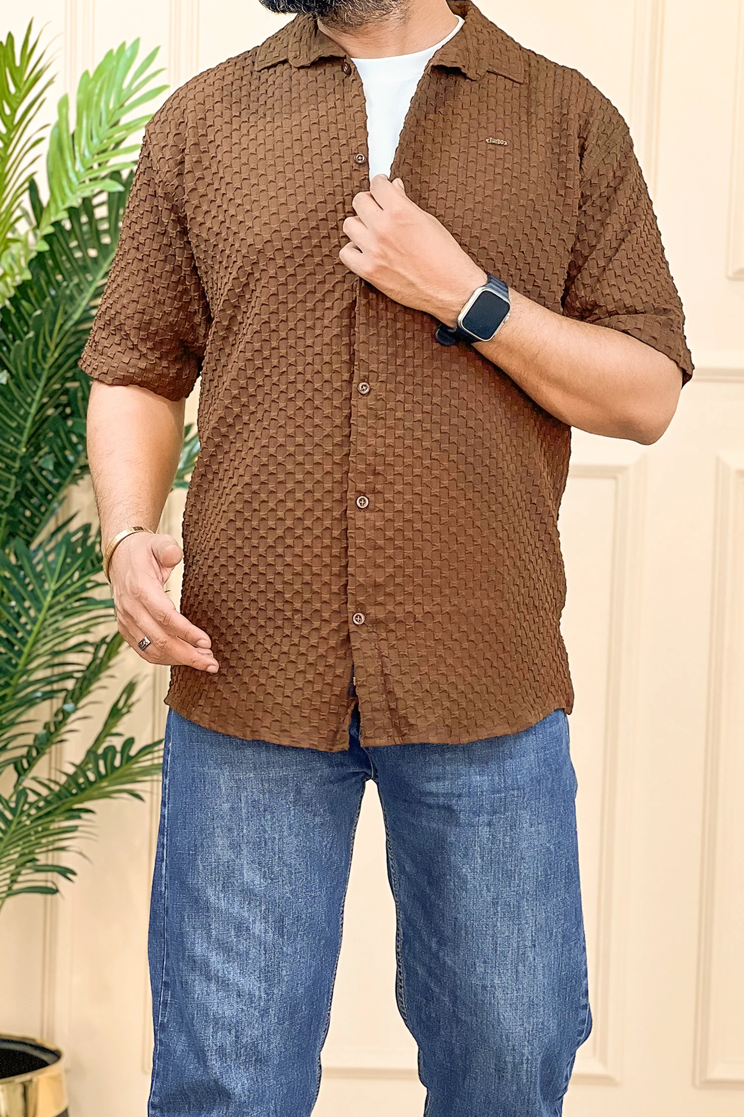 Turbo Popcorn Cuba Waffle Casual Shirt - Image 17
