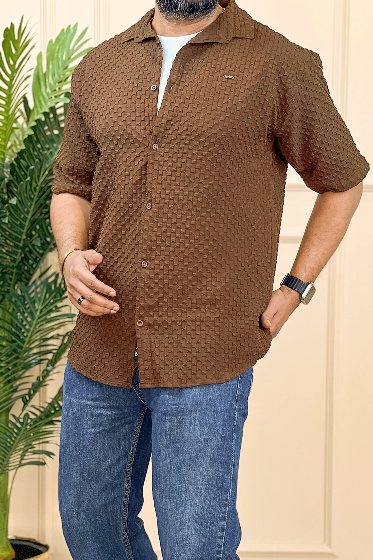 Turbo Popcorn Cuba Waffle Casual Shirt - Image 18