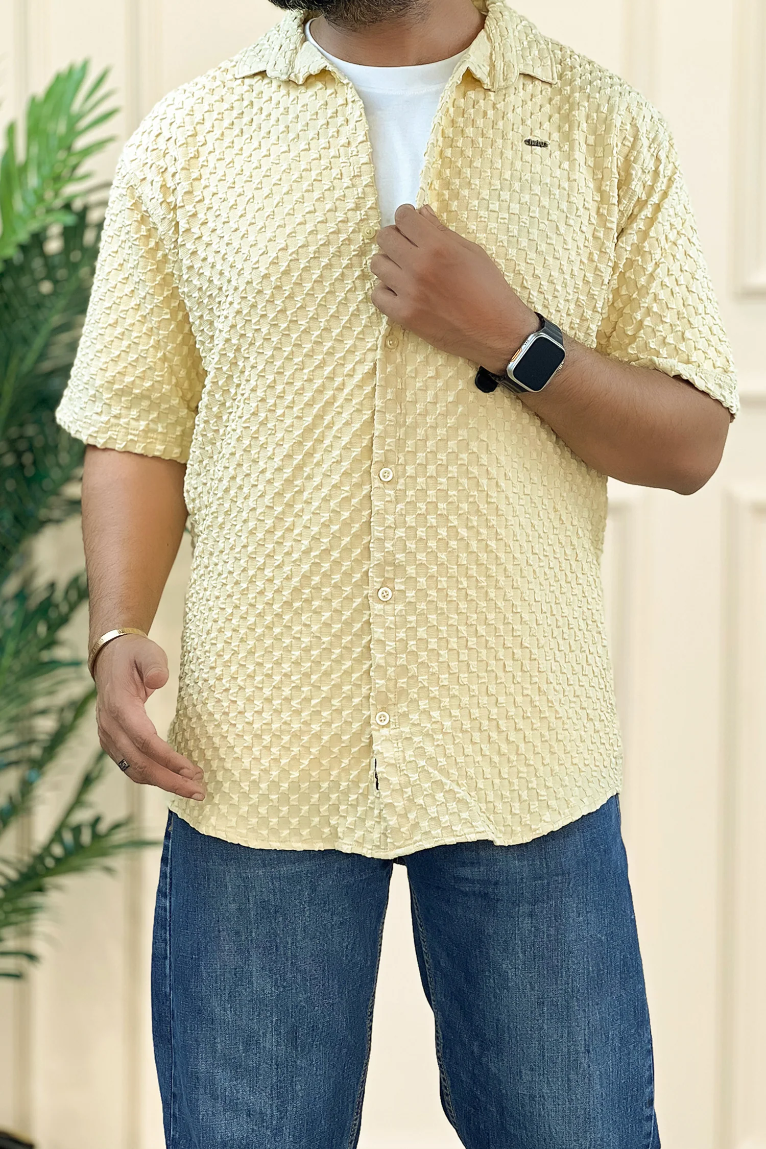 Turbo Popcorn Cuba Waffle Casual Shirt - Image 3