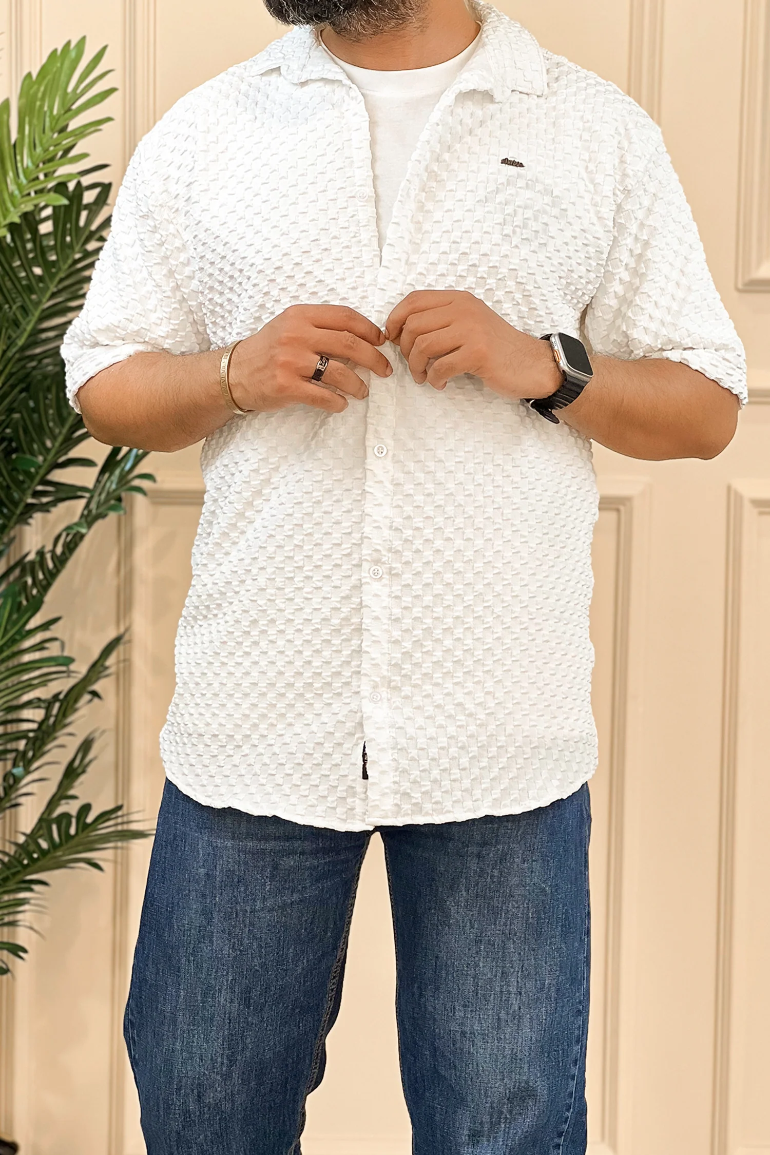 Turbo Popcorn Cuba Waffle Casual Shirt - Image 8