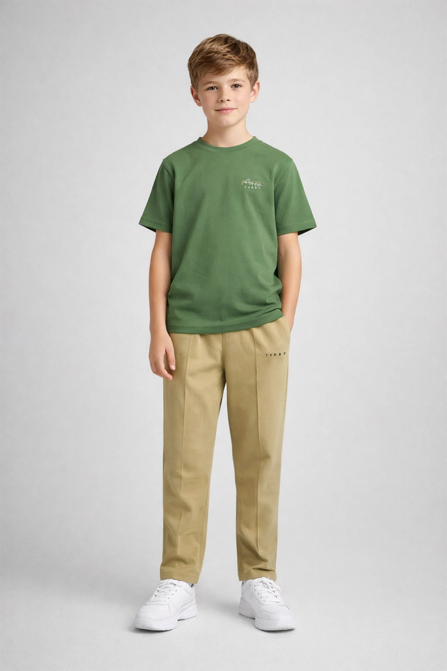 Turbo Power Fit Younger Kids Tracksuit - Image 4