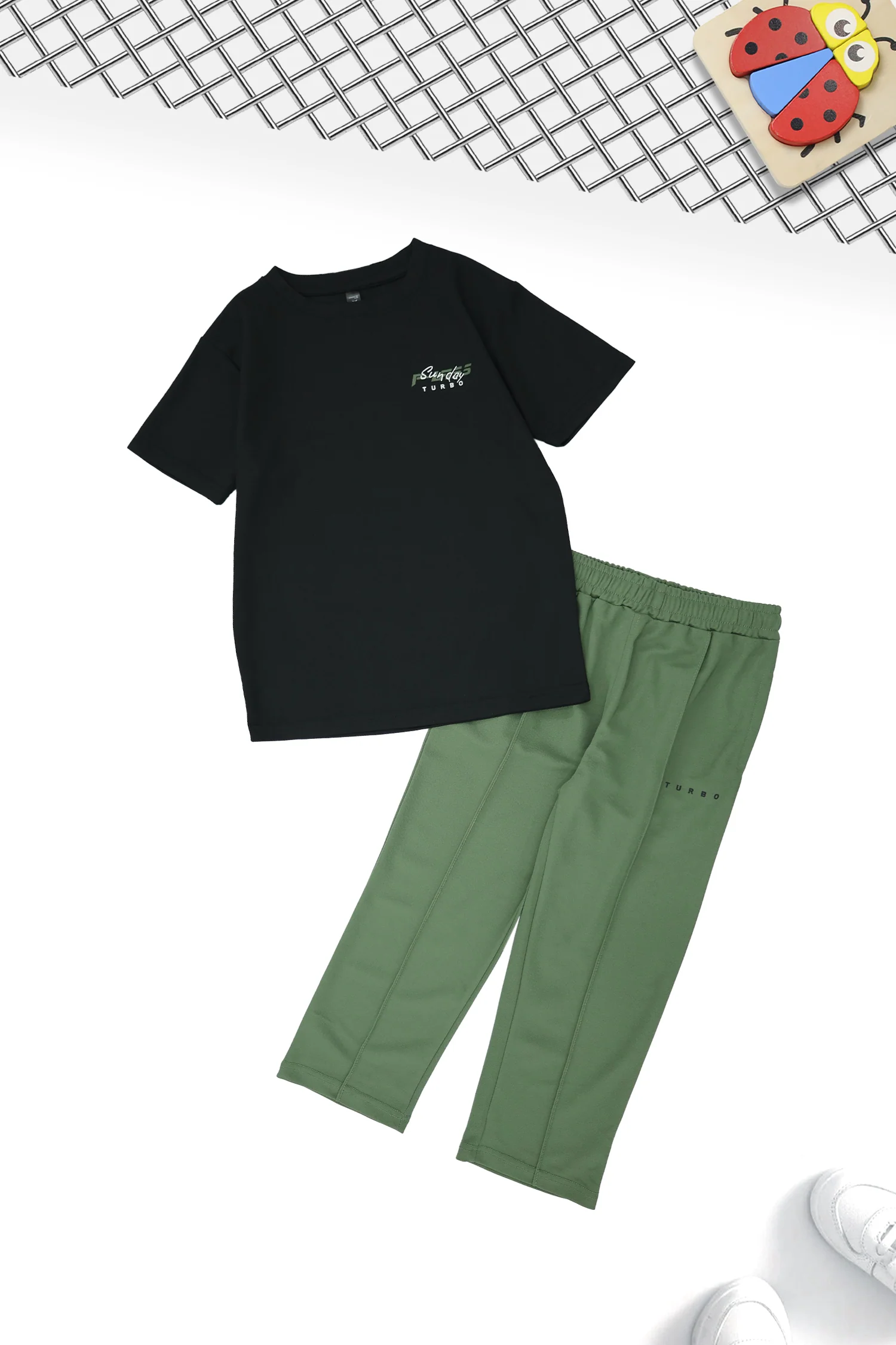 Turbo Power Fit Younger Kids Tracksuit - Image 8