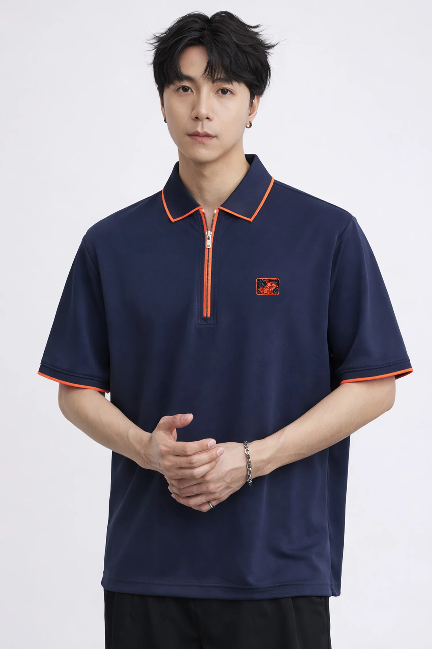 Turbo Quality Club Zipper Men's Polo Shirt