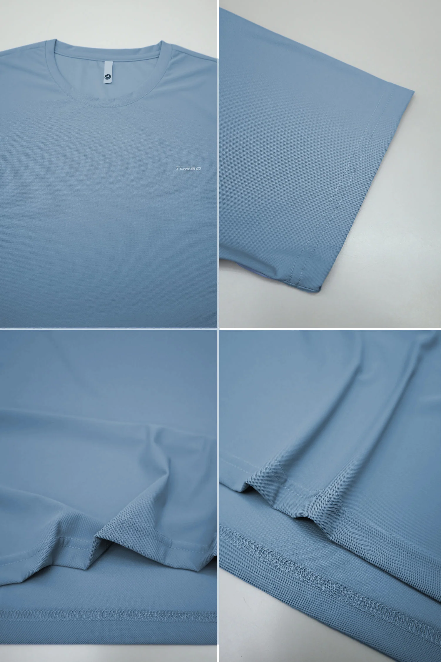 Turbo Regular-Fit Round Neck Dry-fit Shirts - Image 6