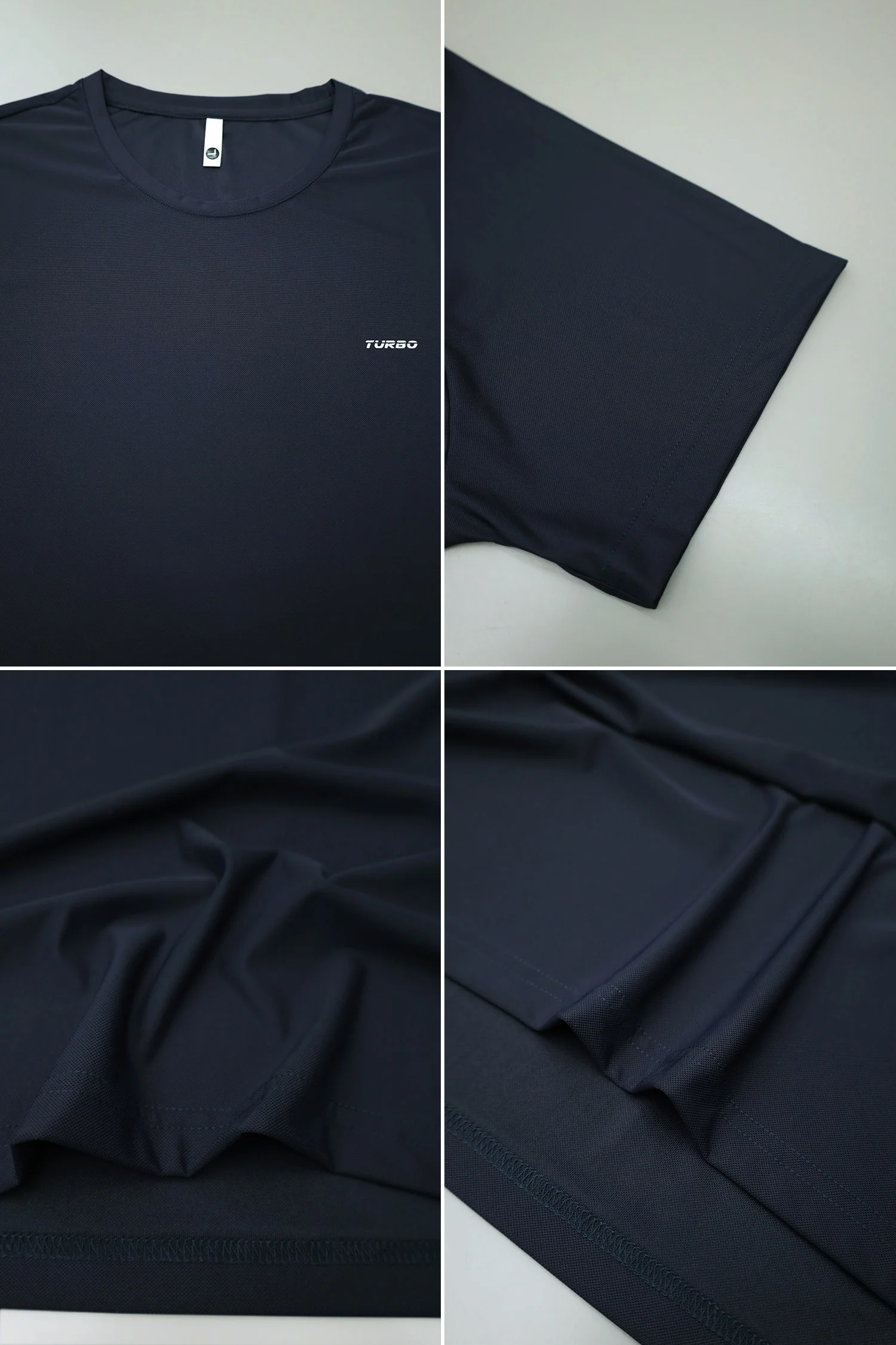 Turbo Regular-Fit Round Neck Dry-fit Shirts - Image 4