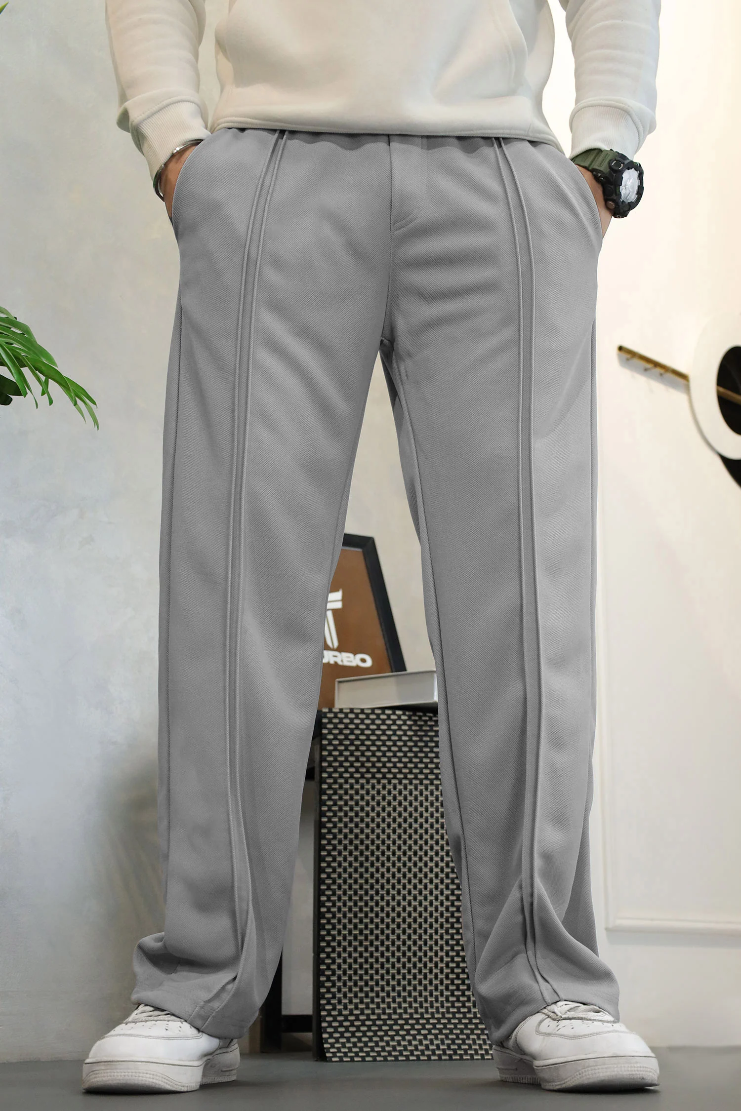 Turbo Poplin Front-Double Line Trouser - Image 22