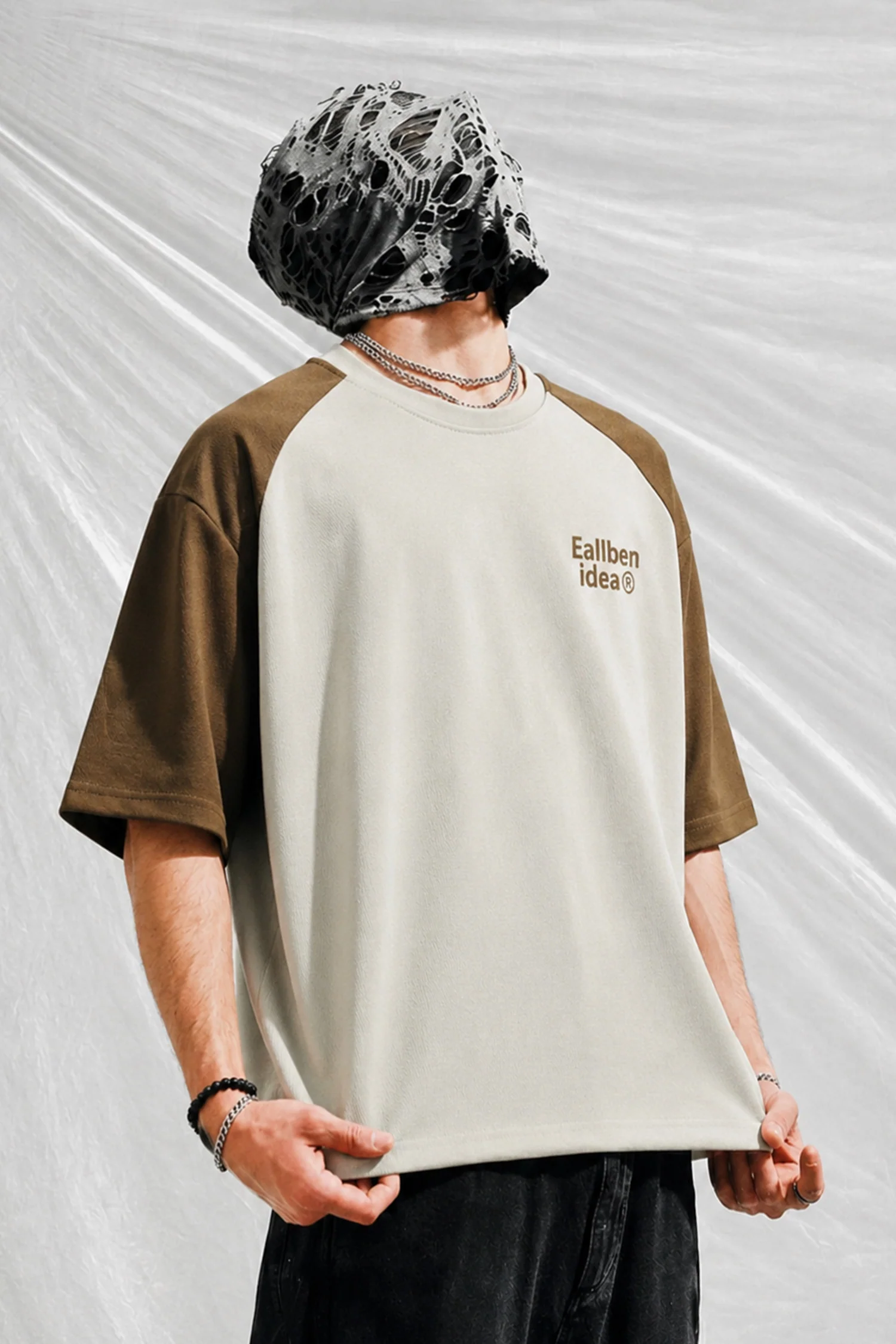 Turbo Relaxed-Fit Raglan Oversize Tee - Image 13