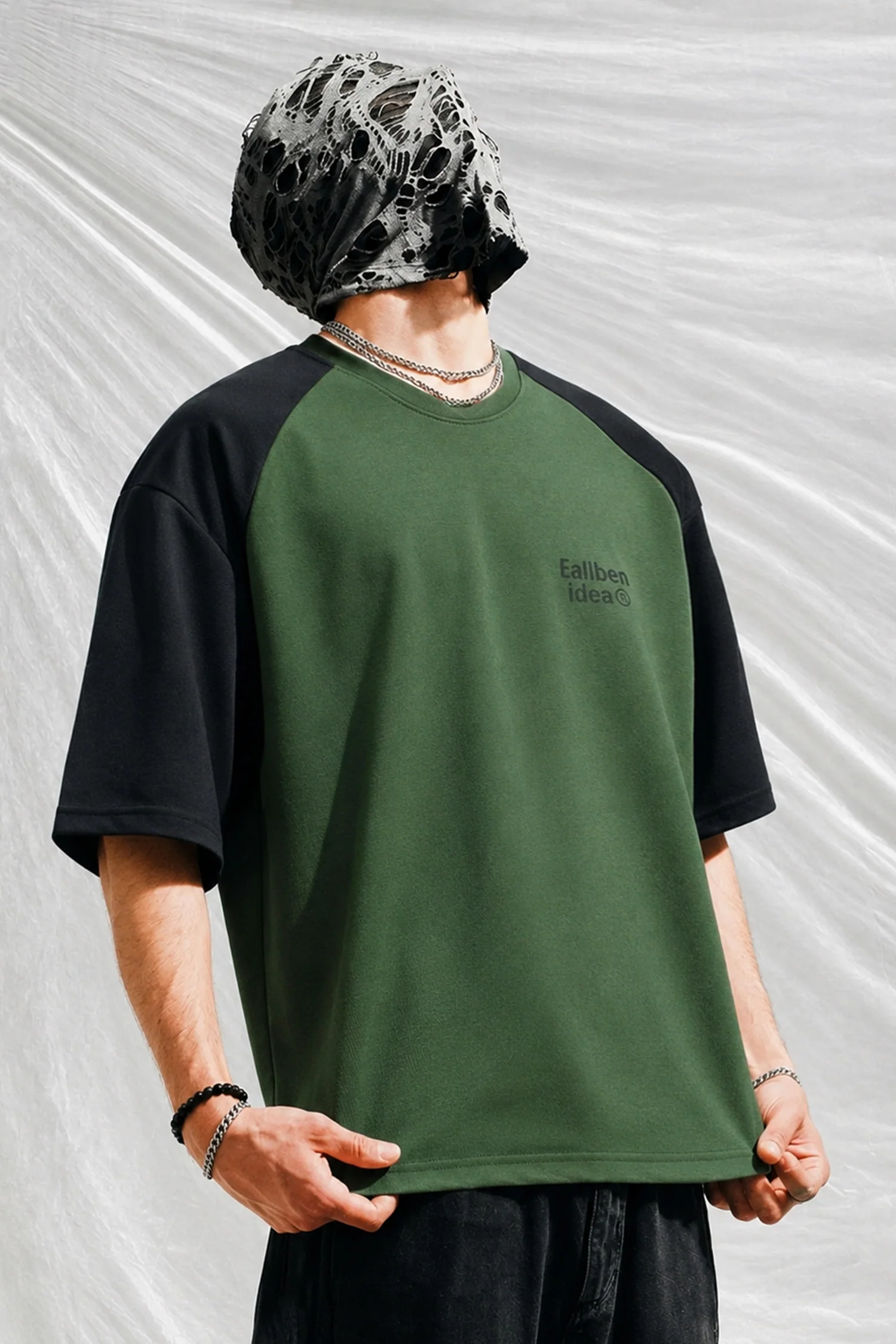Turbo Relaxed-Fit Raglan Oversize Tee - Image 8