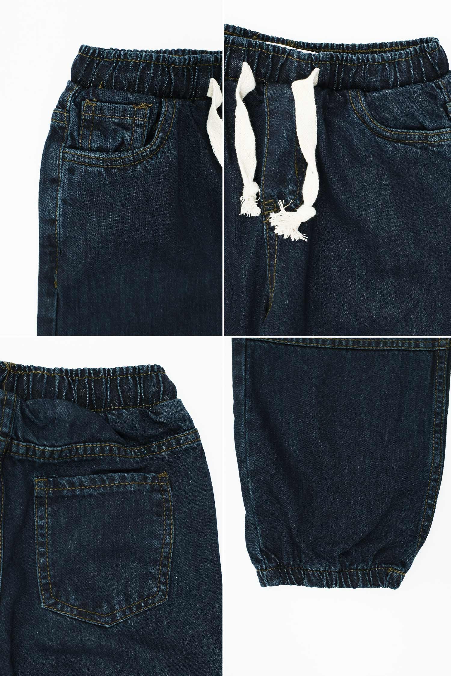 Turbo Flexible Fit Denim Baggy Jeans For Boys - Image 9