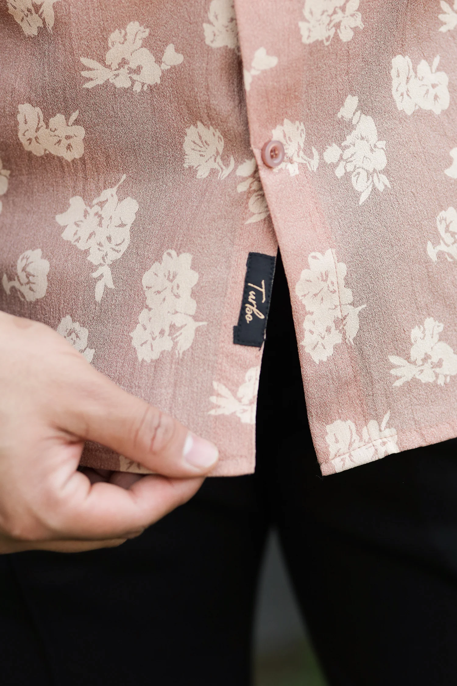 Turbo Rich Floral Printed Casual Shirt - Image 3