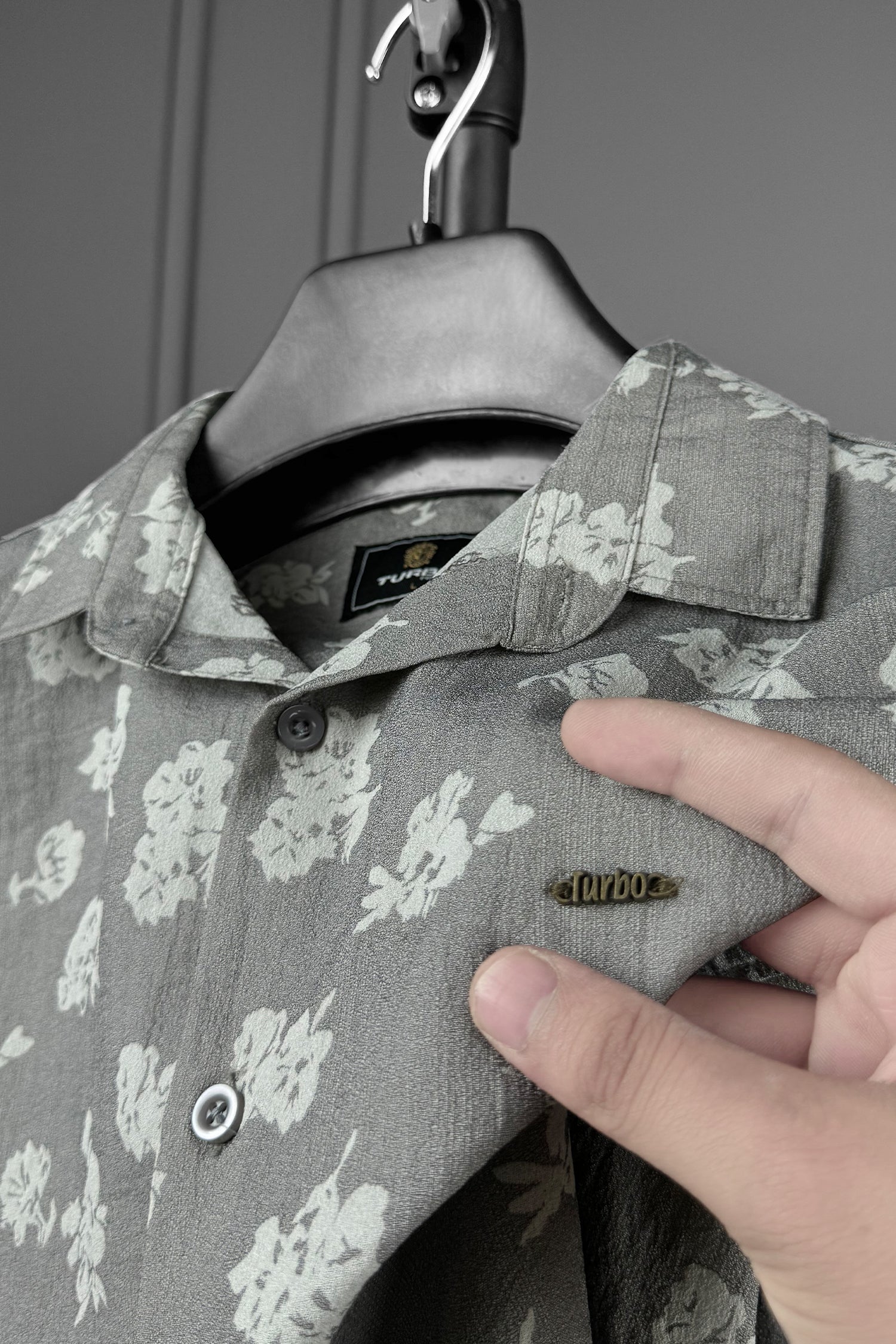 Turbo Rich Floral Printed Casual Shirt - Image 10