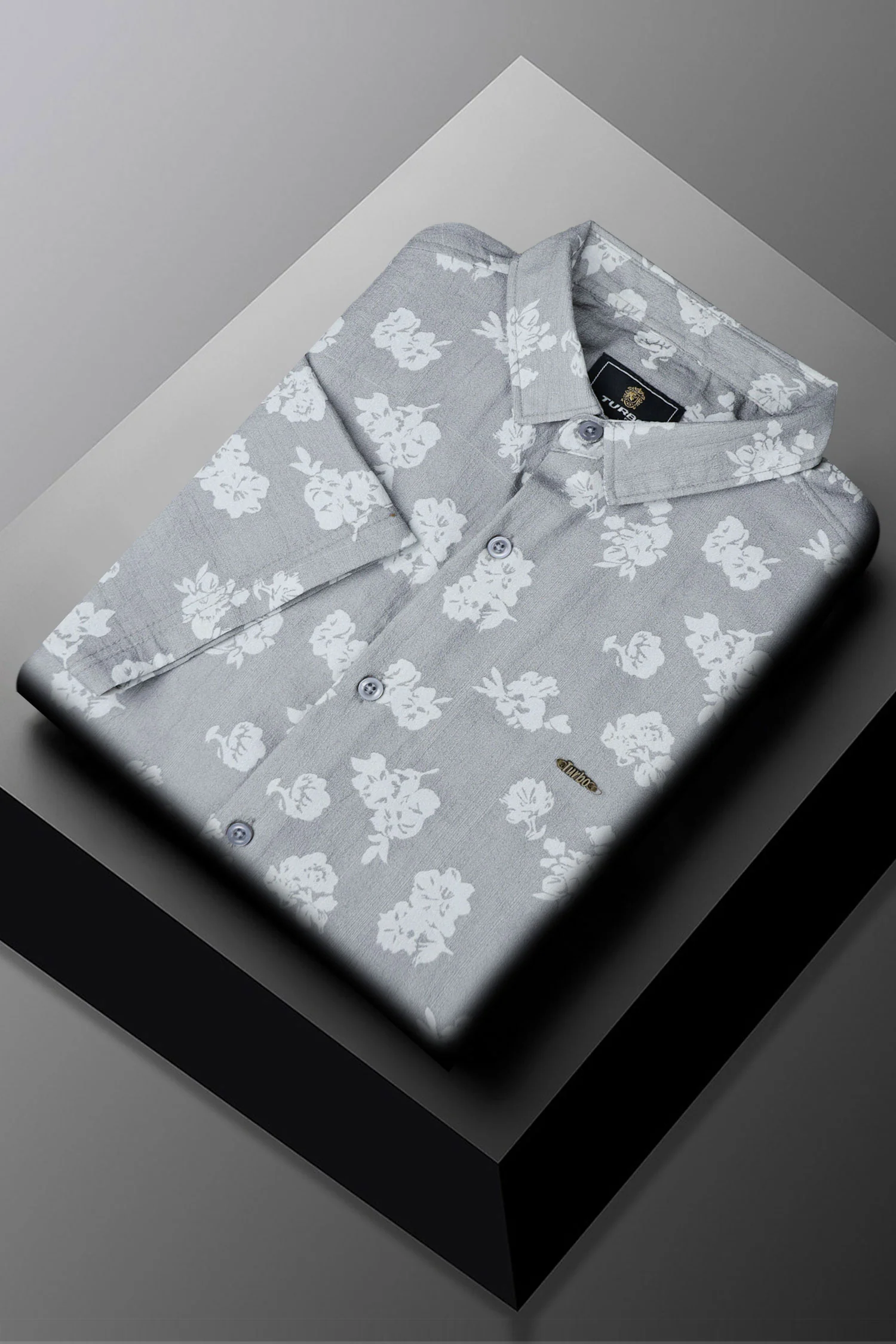 Turbo Rich Floral Printed Casual Shirt - Image 11