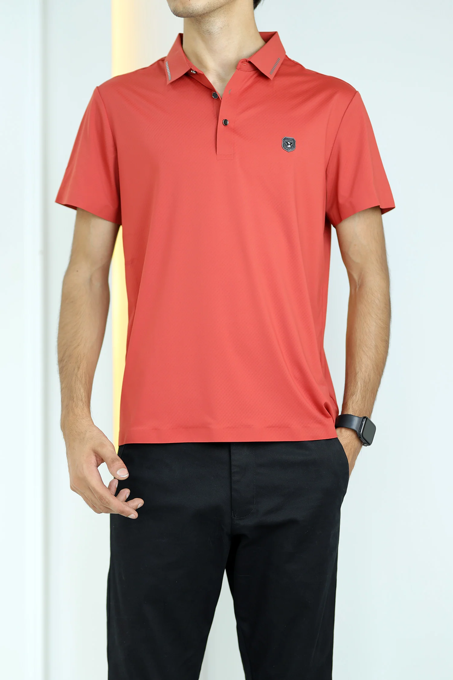 Turbo Royal Luxury Stitchless Men's Polo Shirt - Image 4