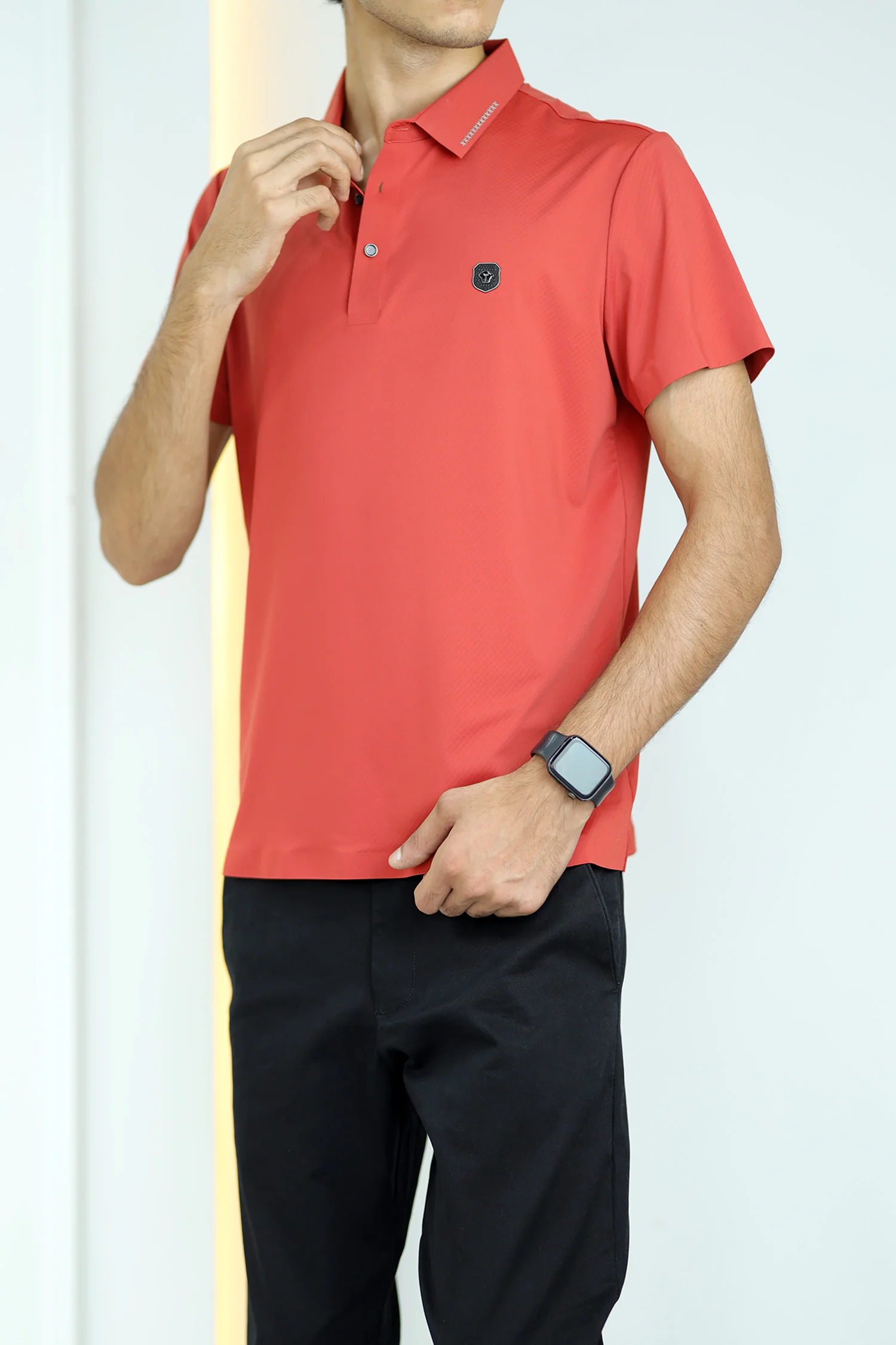 Turbo Royal Luxury Stitchless Men's Polo Shirt - Image 5