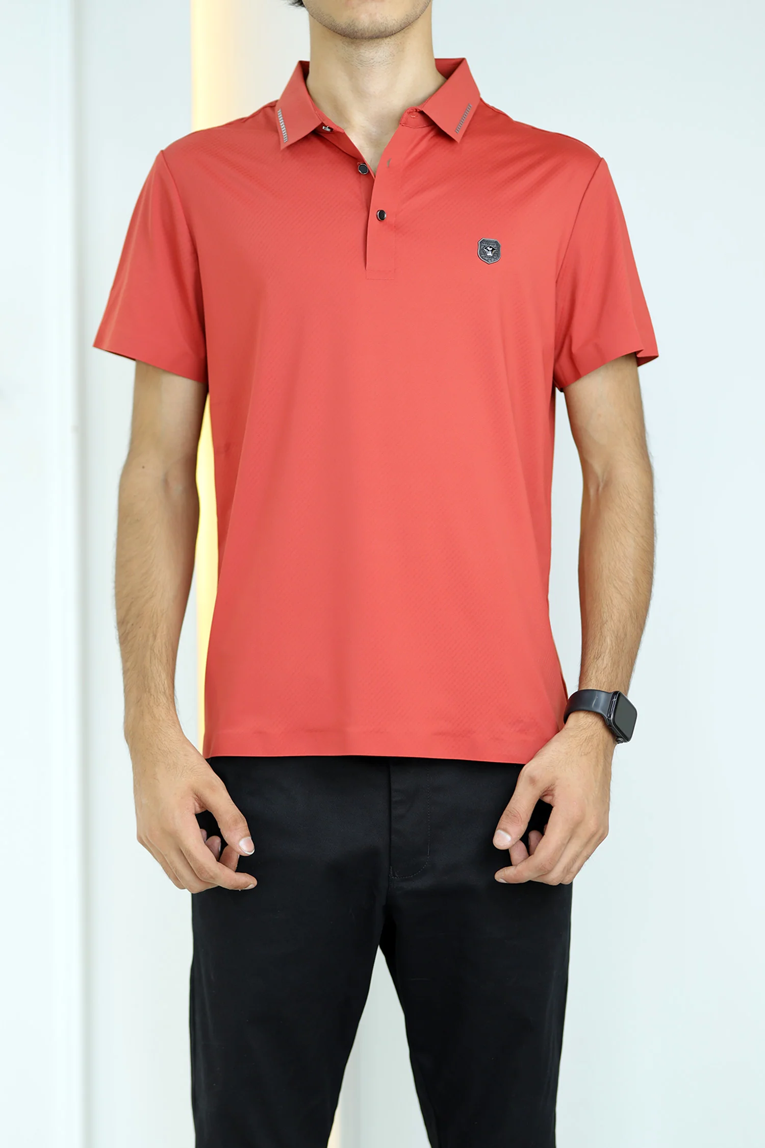 Turbo Royal Luxury Stitchless Men's Polo Shirt - Image 6