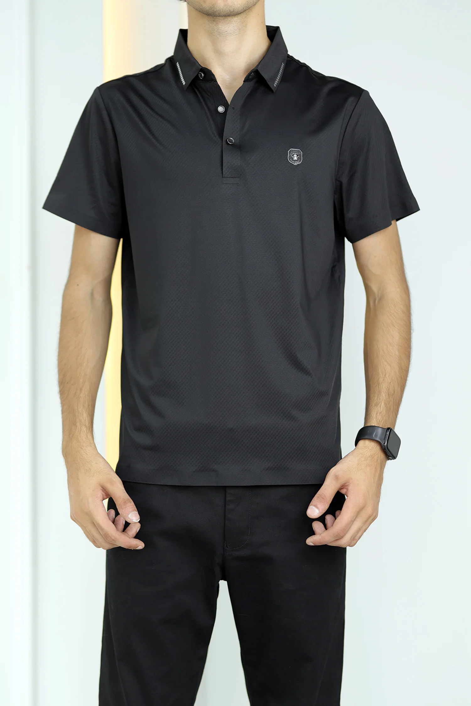 Turbo Royal Luxury Stitchless Men's Polo Shirt - Image 9
