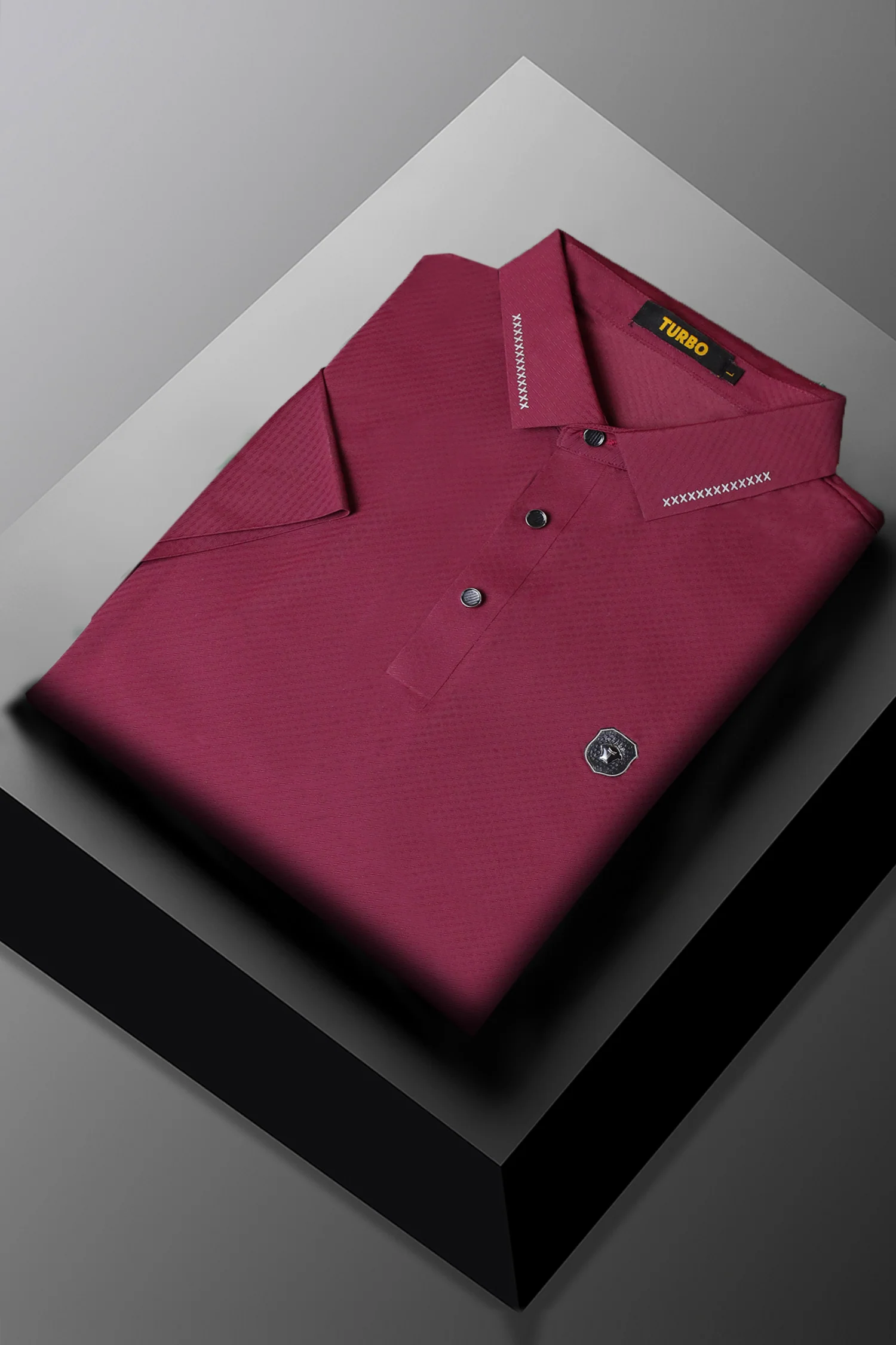 Turbo Royal Luxury Stitchless Men's Polo Shirt - Image 15